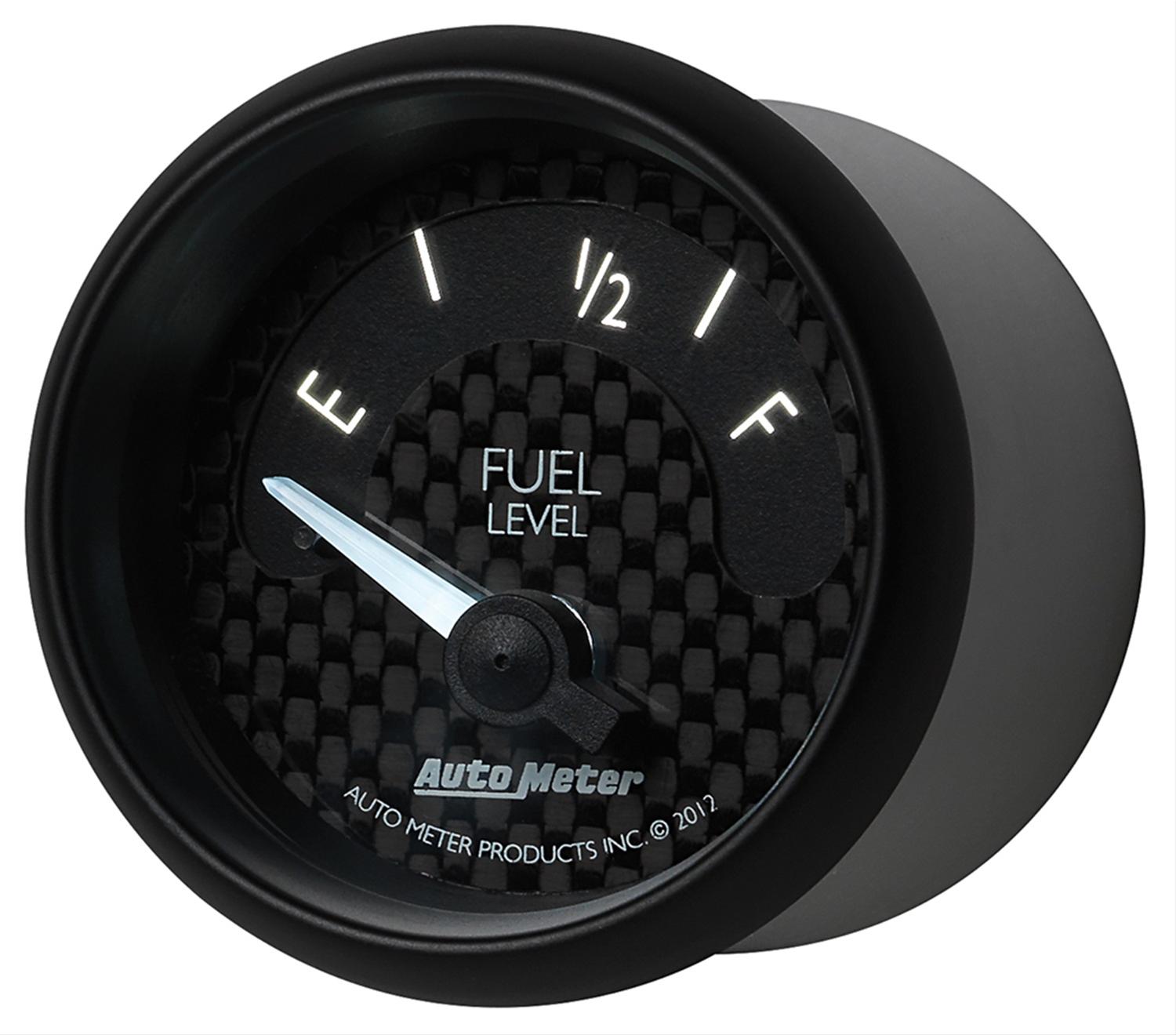 Autometer GT Series 52mm Short Sweep Electronic 73-10 ohms Fuel Level (For most Ford and Chrysler) thumbnail 4