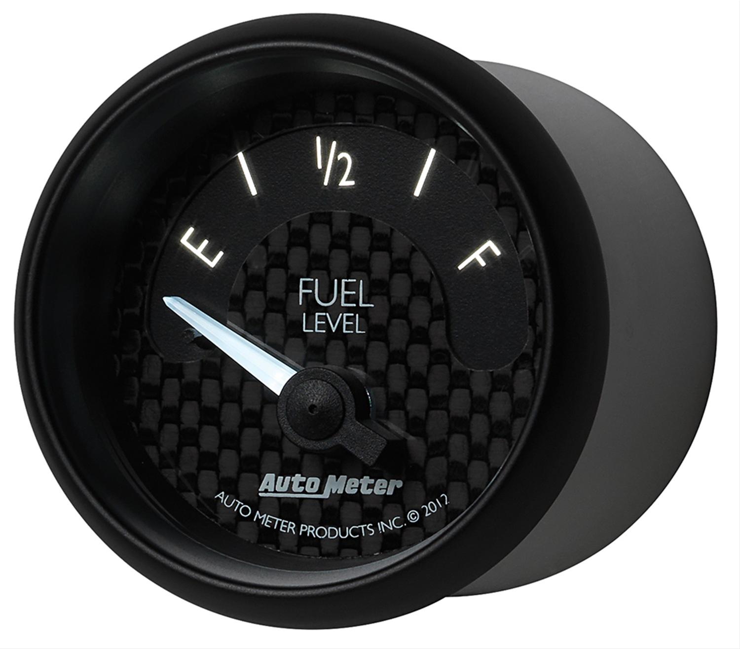 Autometer GT Series 52mm Short Sweep Electronic 240-33 ohms Fuel Level (For use w/ 3262) thumbnail 5