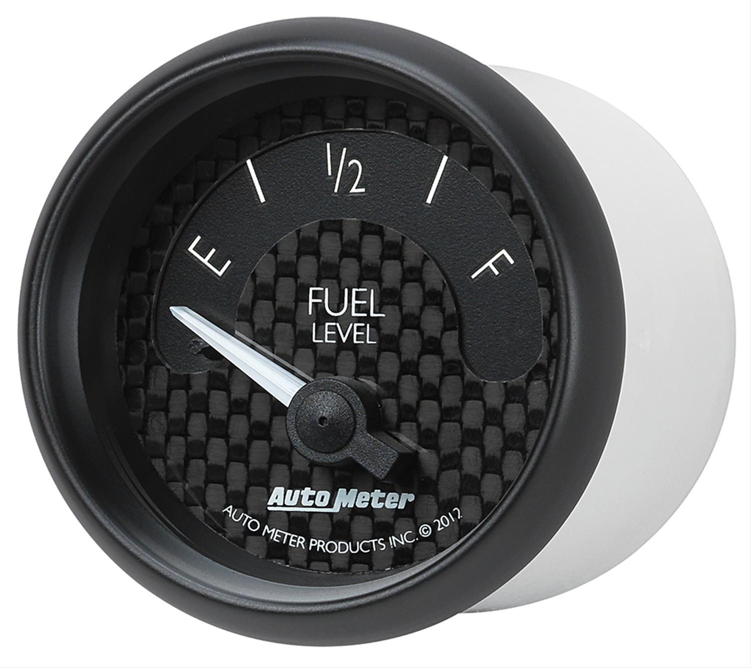 Autometer GT Series 52mm Short Sweep Electronic 240-33 ohms Fuel Level (For use w/ 3262) thumbnail 3