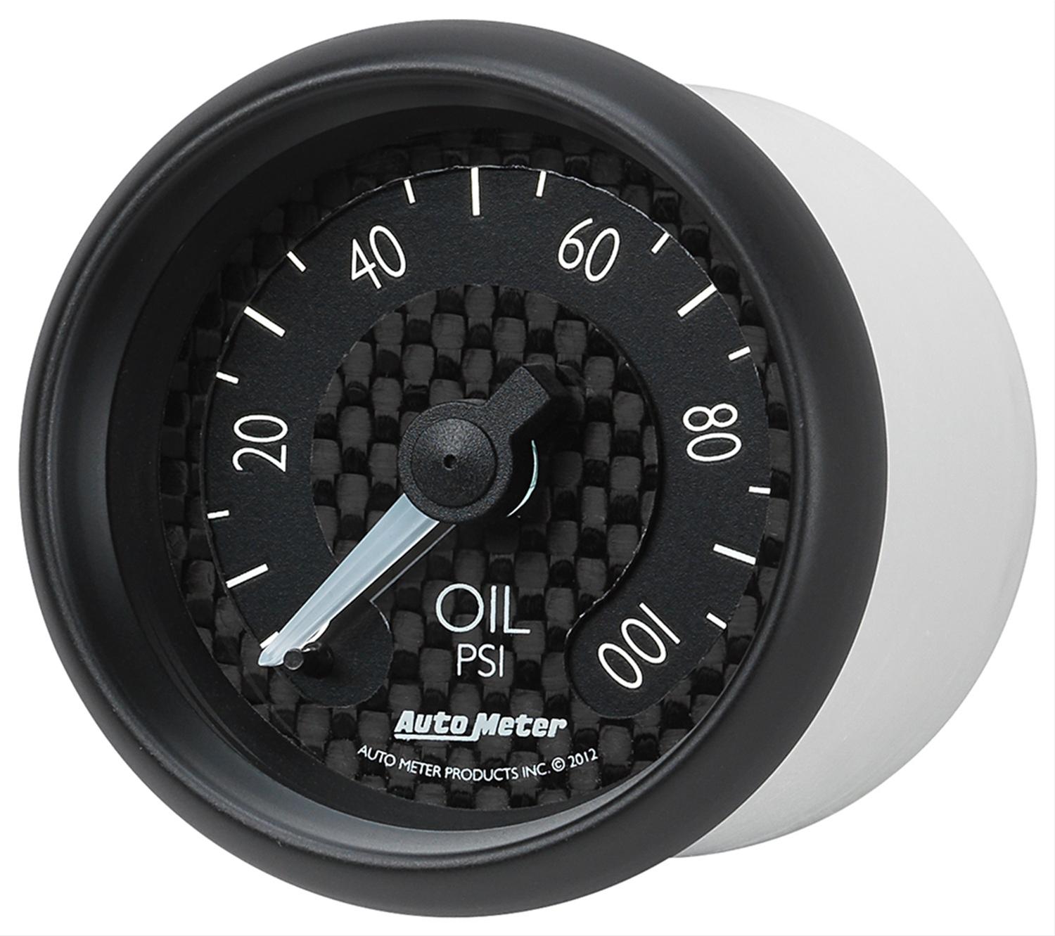 Autometer GT Series 52mm Mechanical 0-100 psi Oil Pressure Gauge thumbnail 3