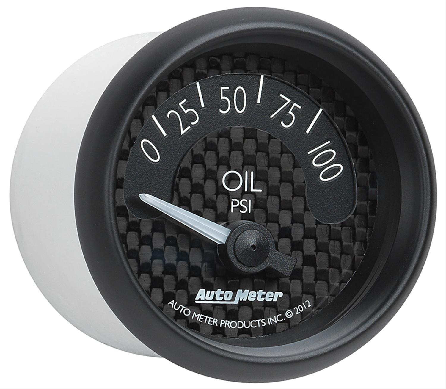 Autometer GT Series 52mm Short Sweep Electronic 0-100 psi Oil Pressure thumbnail 5