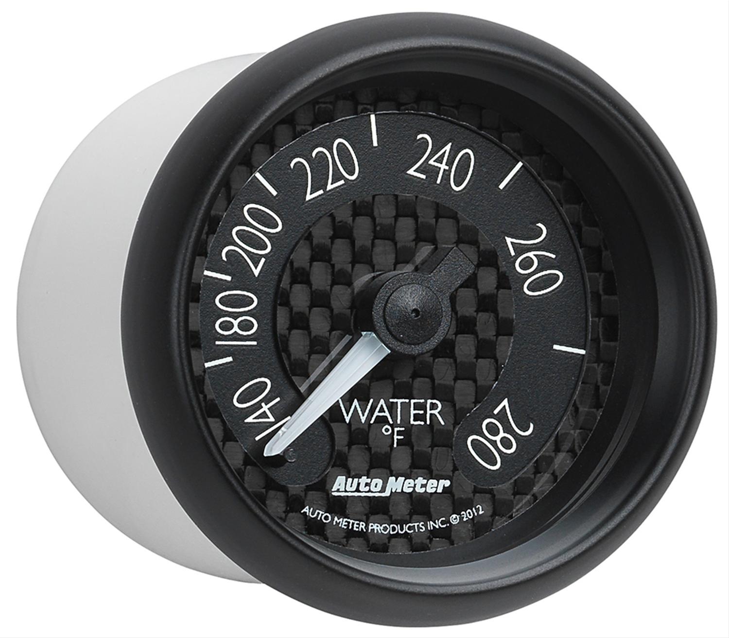 Autometer GT Series 52mm Mechanical 140-280 Deg F Water Temperature Gauge thumbnail 5