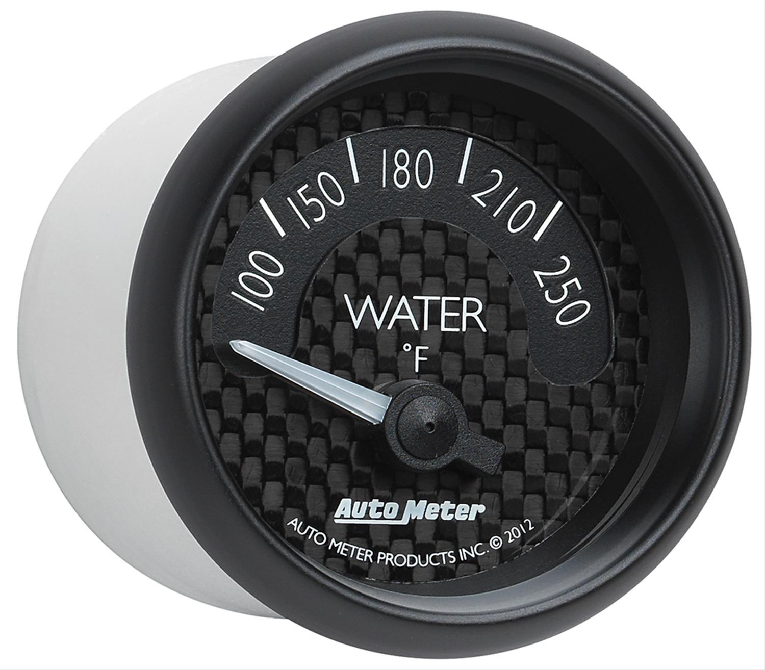 Autometer GT Series 52mm Short Sweep Electronic 100-250 Deg F Water Temperature thumbnail 6