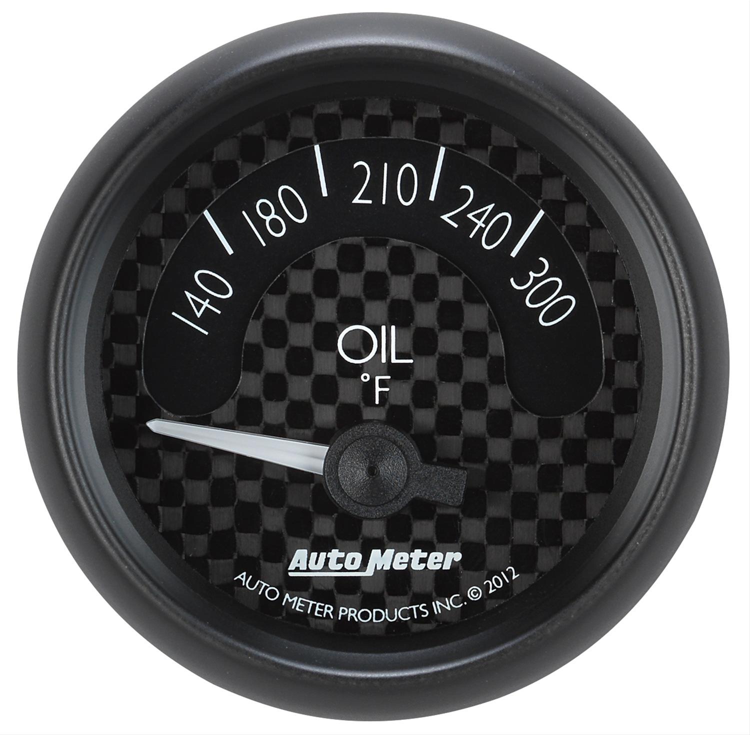 Autometer GT Series 52mm Short Sweep Electronic 140-300 Deg F Oil Temperature thumbnail 2