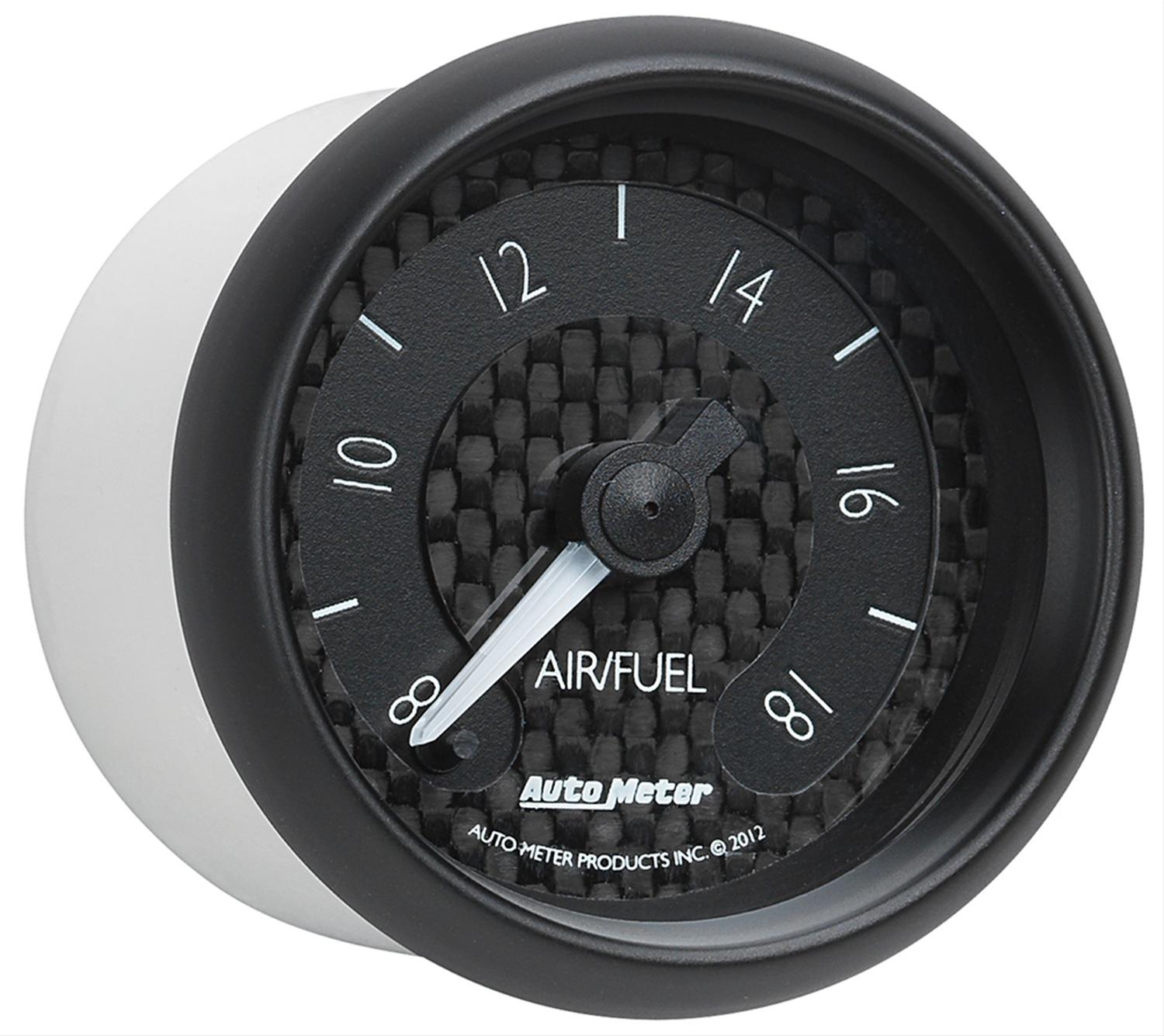 Autometer GT Series 52mm Full Sweep Electronic 8:1-18:1 AFR Wideband Air/Fuel Ratio Analog thumbnail 5