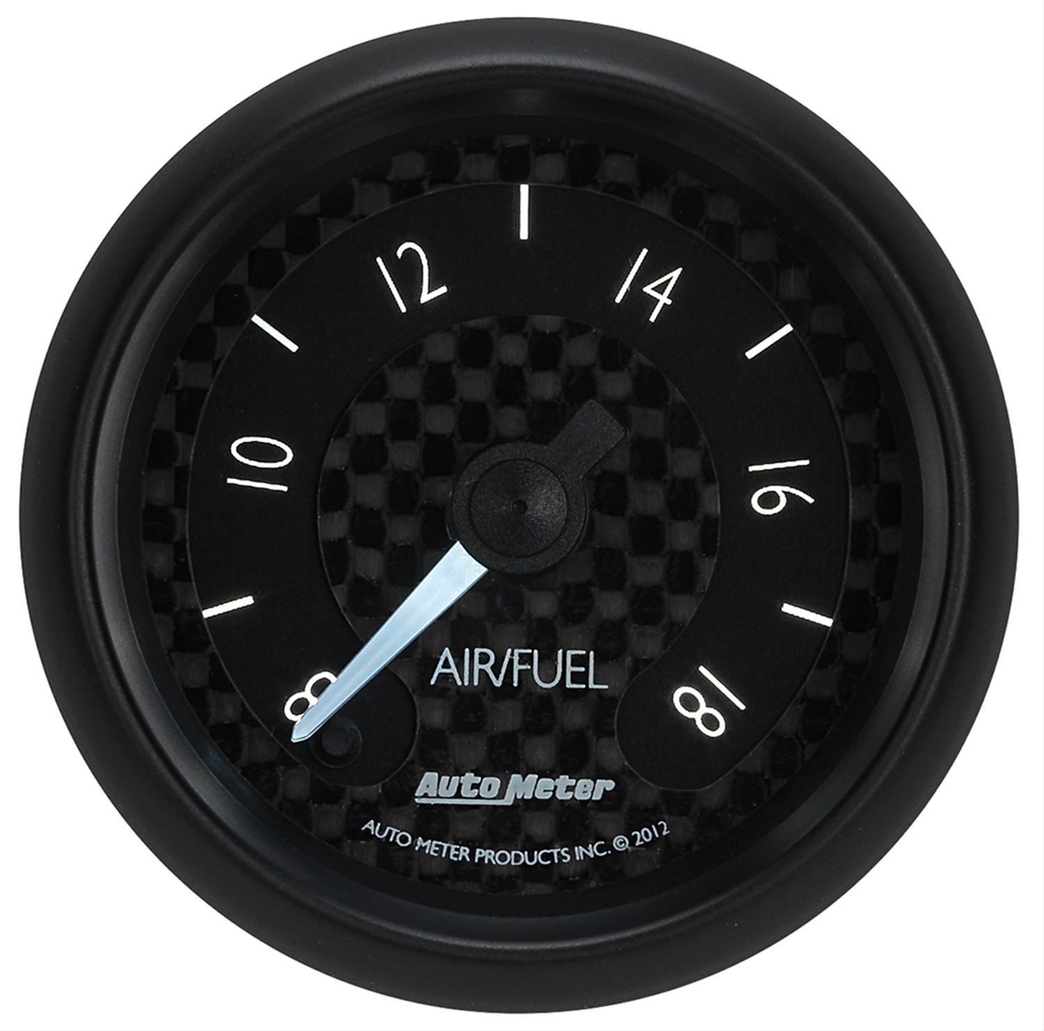 Autometer GT Series 52mm Full Sweep Electronic 8:1-18:1 AFR Wideband Air/Fuel Ratio Analog thumbnail 2