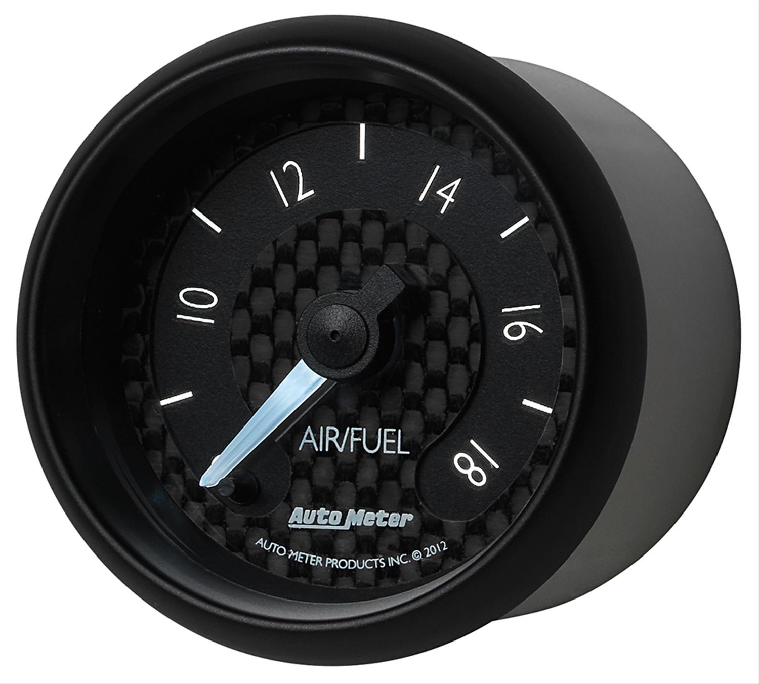 Autometer GT Series 52mm Full Sweep Electronic 8:1-18:1 AFR Wideband Air/Fuel Ratio Analog thumbnail 4