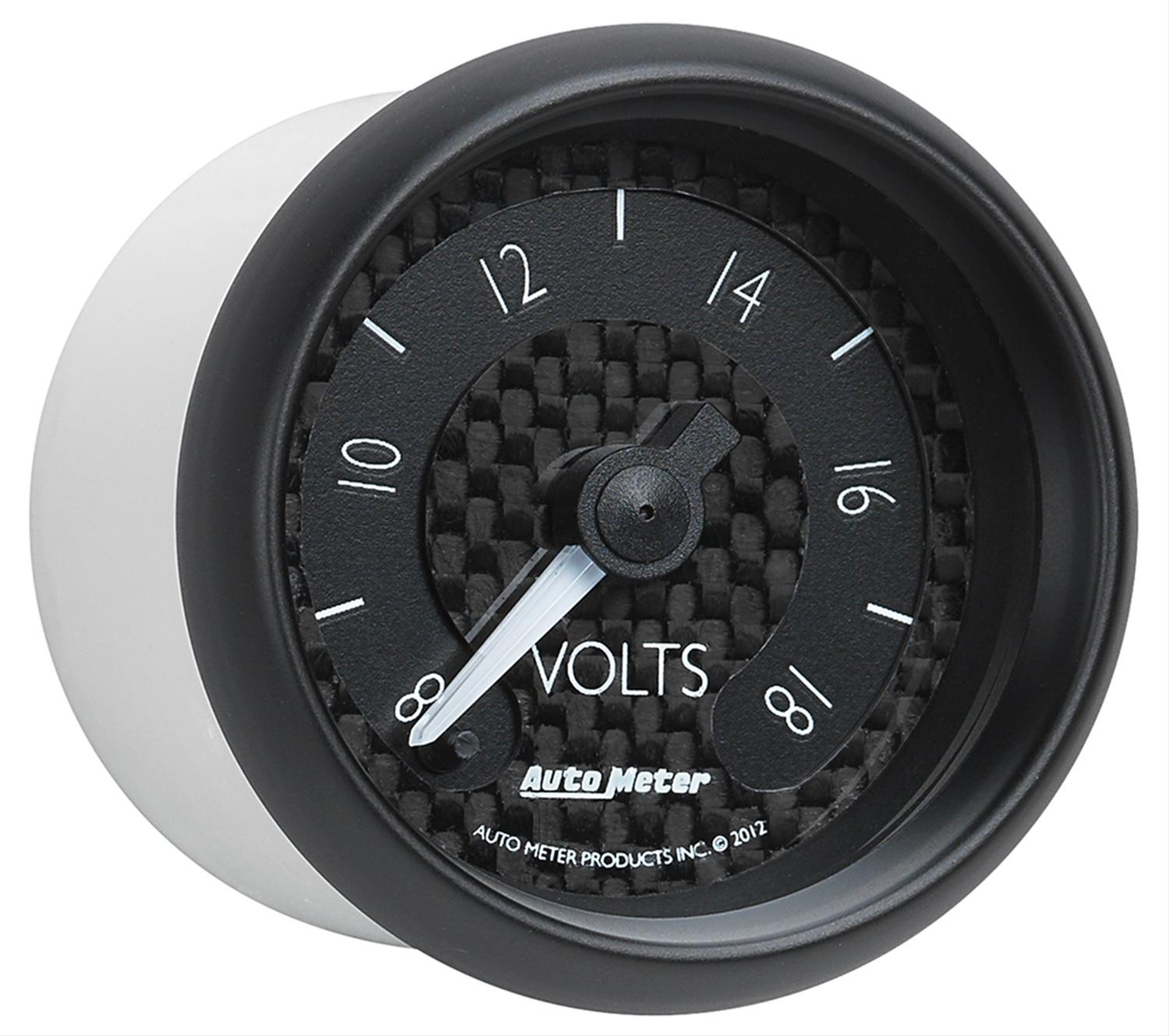 AutoMeter 8091 AutoMeter GT Series Analog Gauges Summit Racing