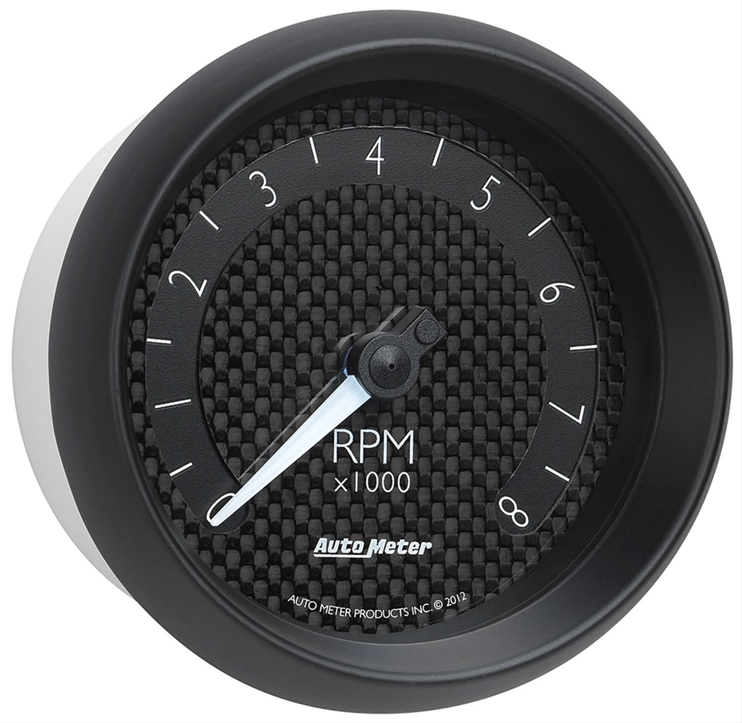 Autometer GT Series 3-3/8in In Dash 8K RPM Tachometer thumbnail 4