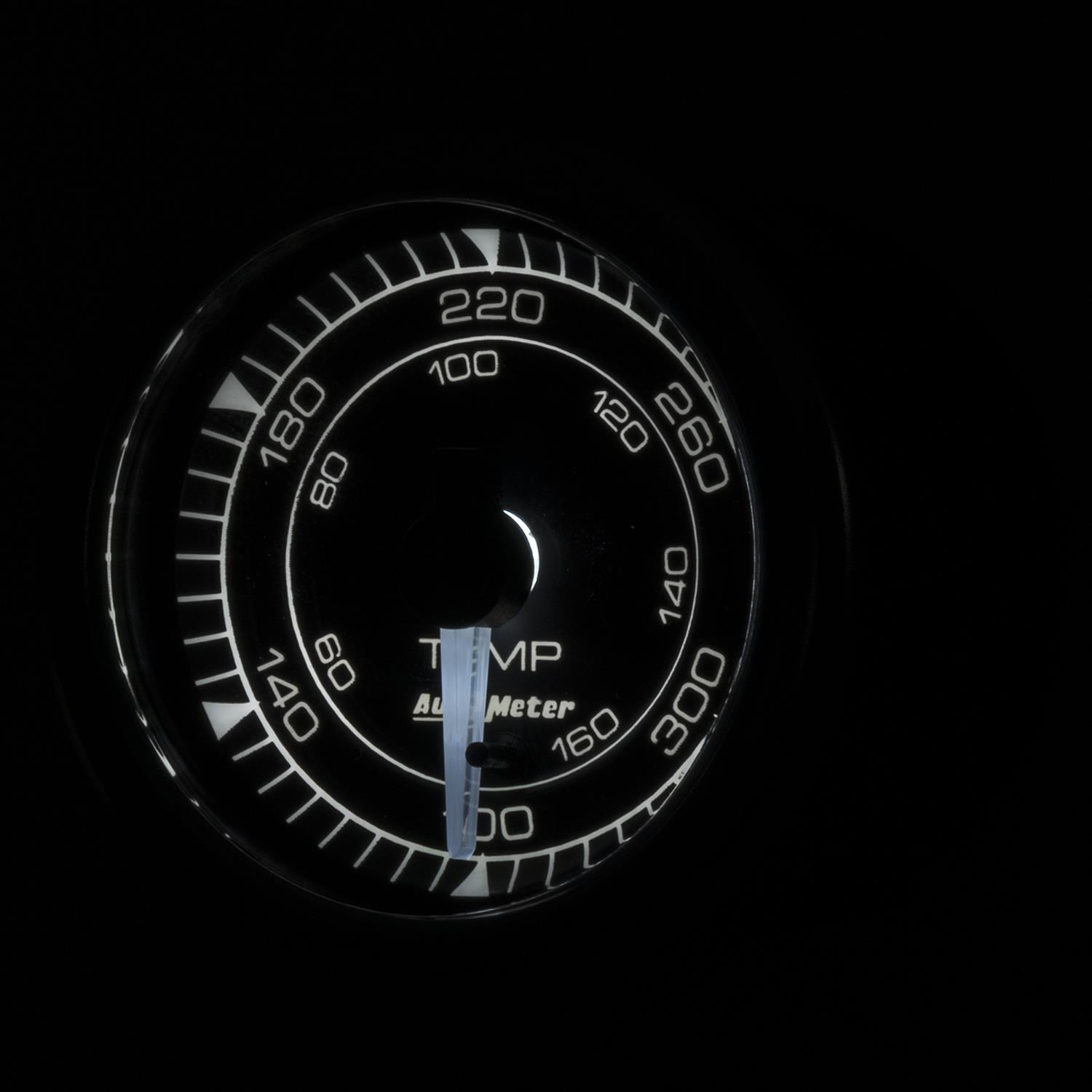 Autometer Chrono 2-1/16in 140-380 Degree Digital Stepper Motor Temperature Gauge thumbnail 4
