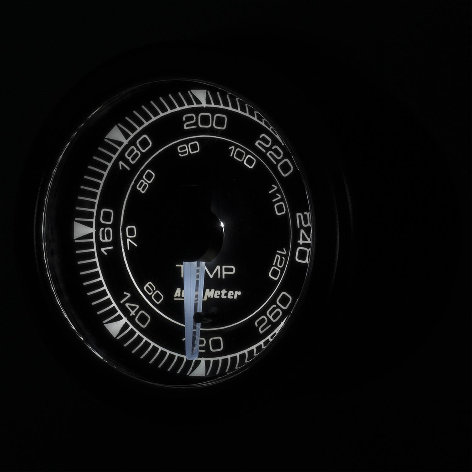 Autometer Chrono 2-1/16in 120-280 Degree Temperature Gauge thumbnail 4