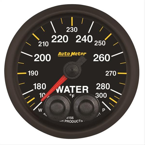 AutoMeter Elite Series Analog Gauges 8156-05702 Gauge, Series, Analog, Water Temperature, 100-300 degrees F, 2 1/16 in. Diameter, Black Face, Each