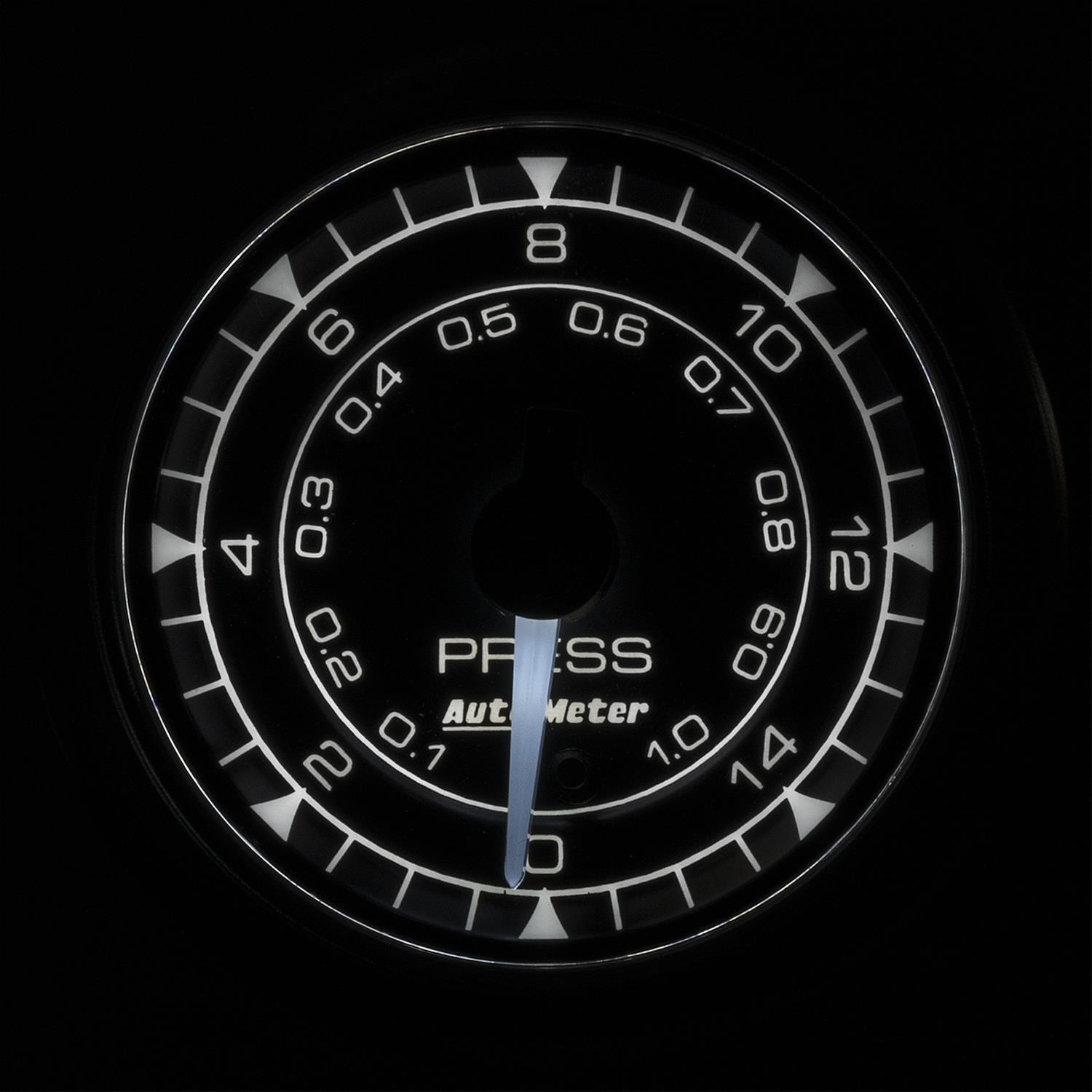Autometer Chrono 2-1/16in 15PSI Pressure Gauge thumbnail 3