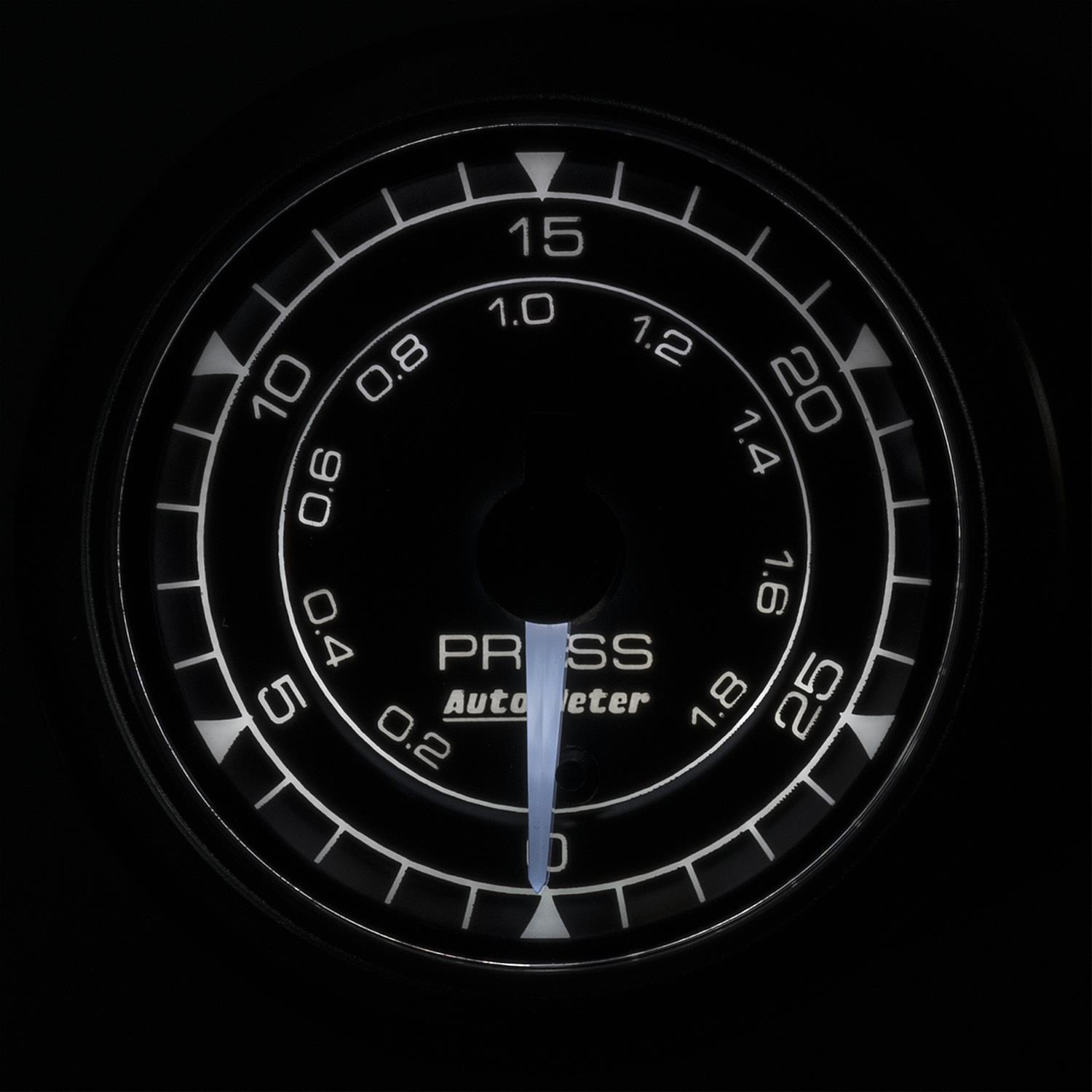 Autometer Chrono 2-1/16in 30PSI Pressure Gauge thumbnail 3