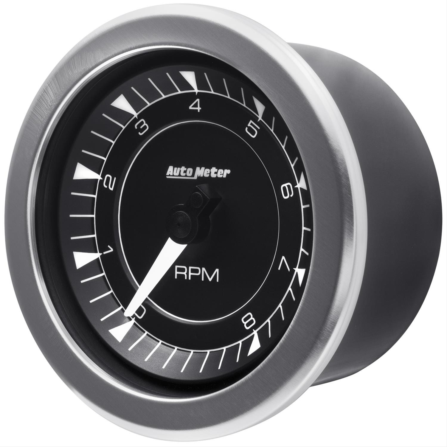 Autometer Chrono 3-3/8in 10k RPM In Dash Tachometer Gauge thumbnail 5