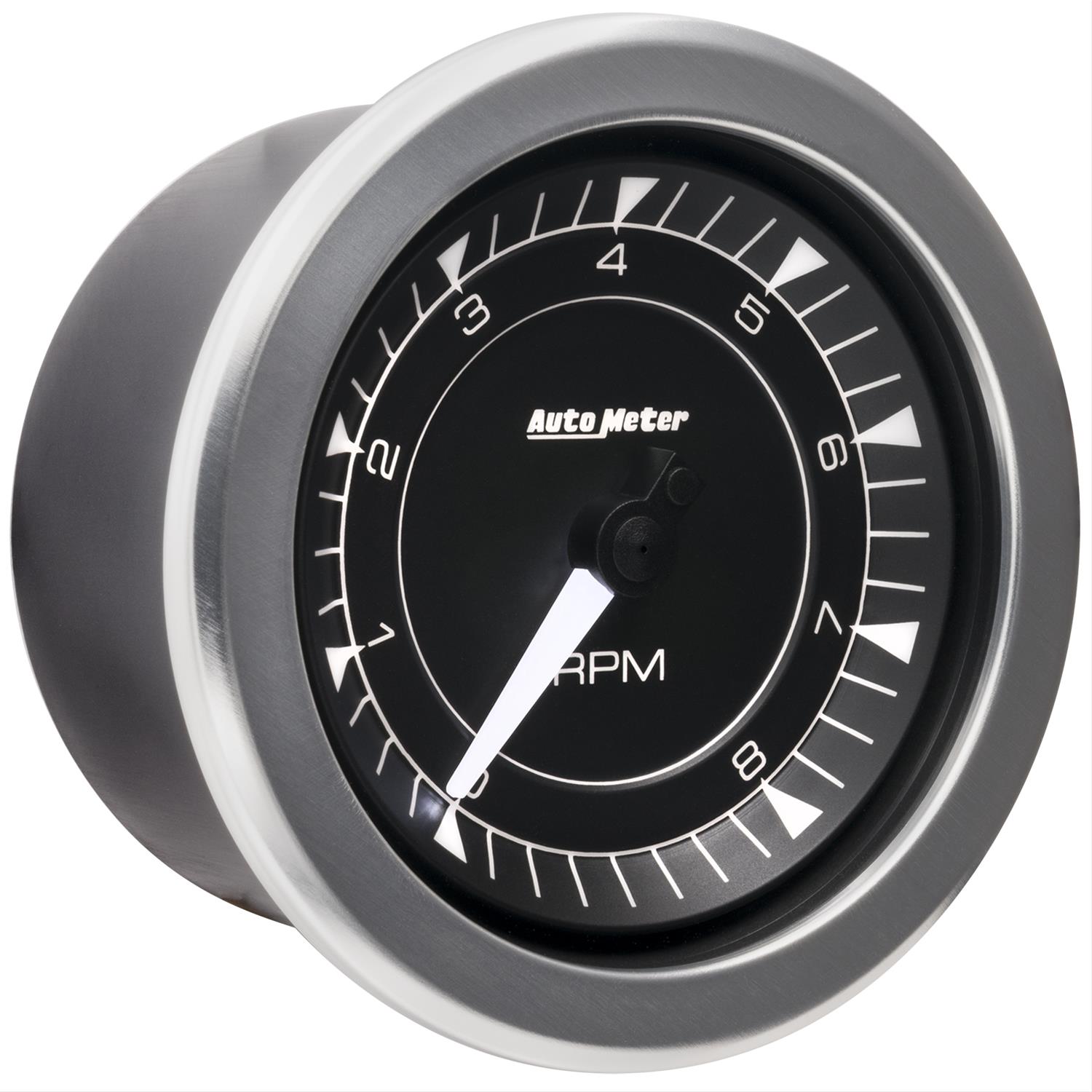 Autometer Chrono 3-3/8in 10k RPM In Dash Tachometer Gauge thumbnail 3