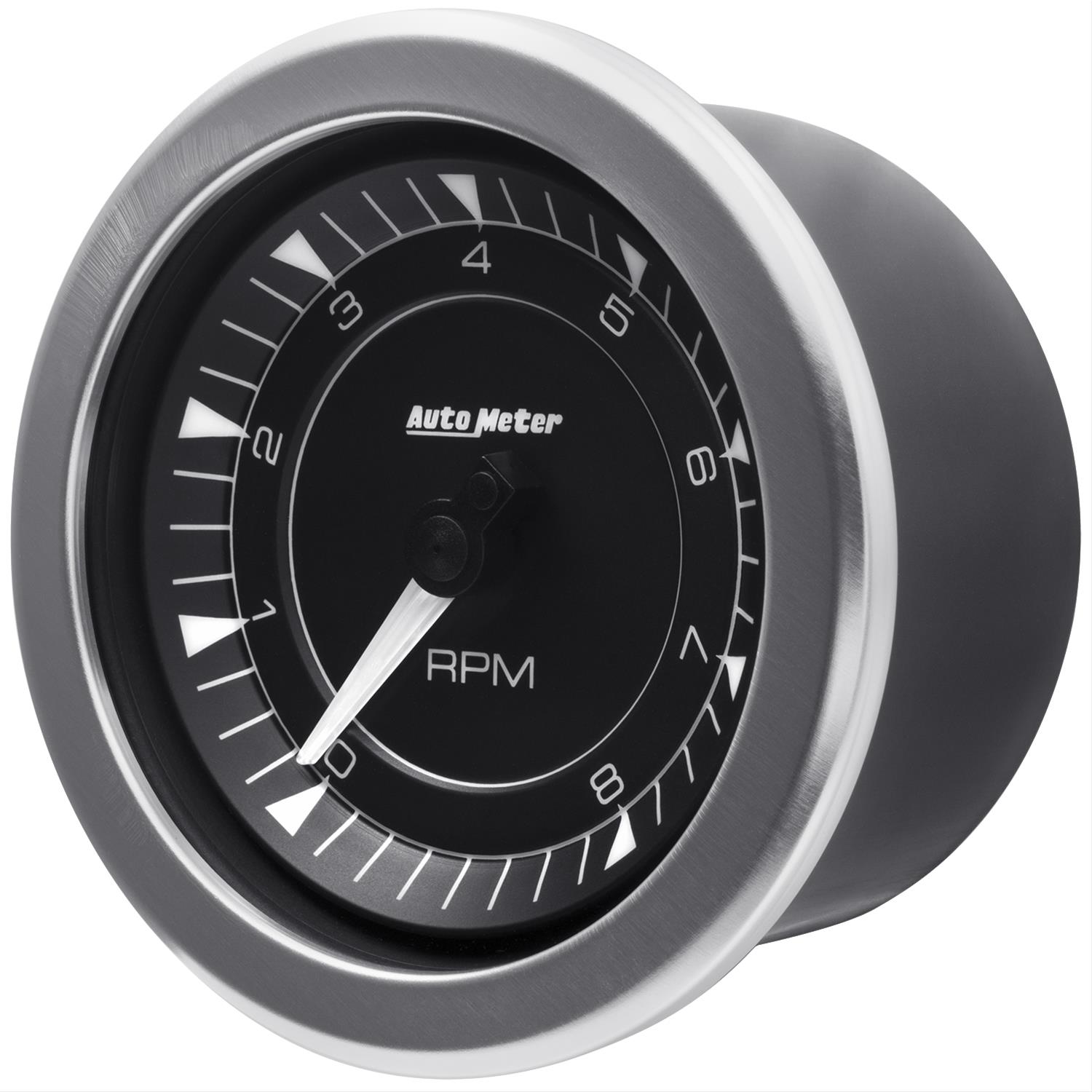 Autometer Chrono 3-3/8in 10k RPM In Dash Tachometer Gauge thumbnail 6