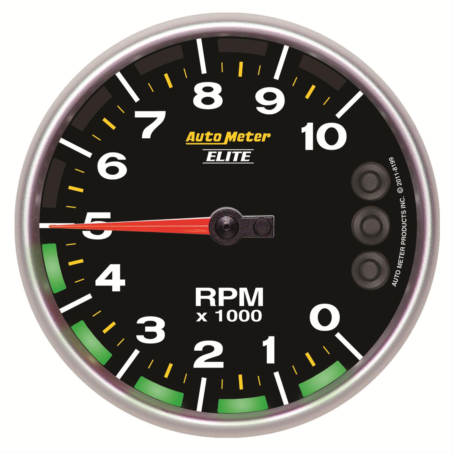 AutoMeter 819905702 AutoMeter Elite Series Tachometers Summit Racing