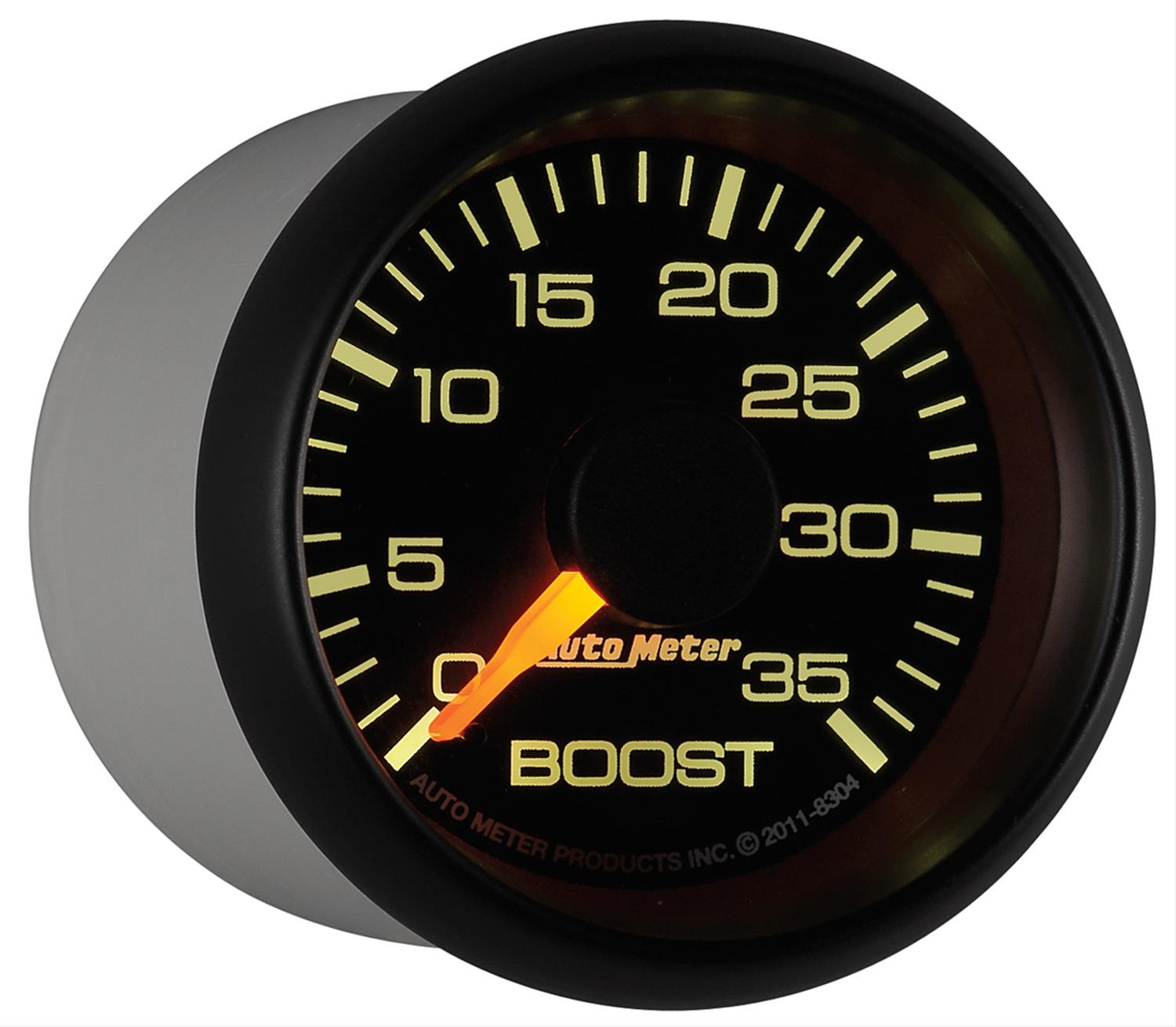 Autometer Factory Match GM 2-1/16in 35 PSI Mechanical Boost Gauge thumbnail 4