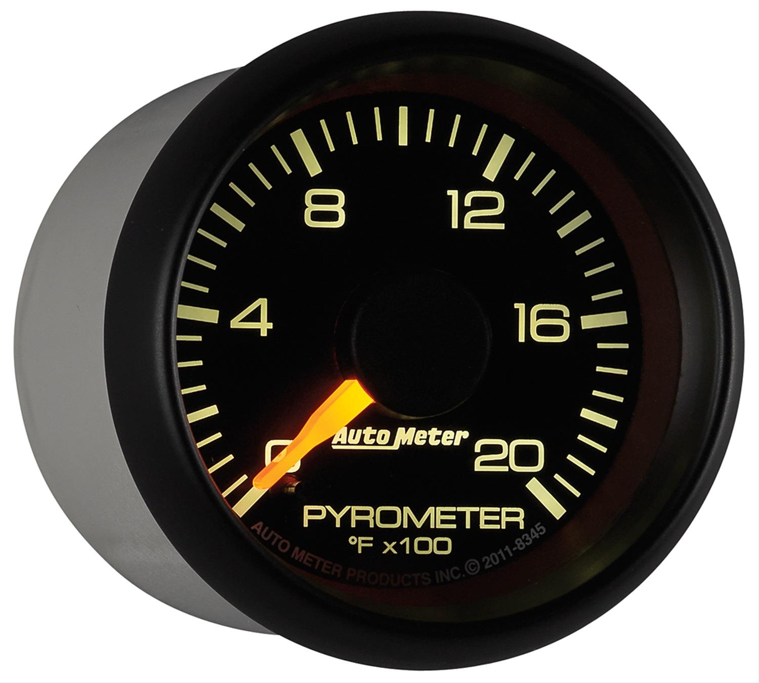 Autometer Factory Match Chevy 2-1/16in FSE 0-2000 Pyro Kit Gauge thumbnail 3