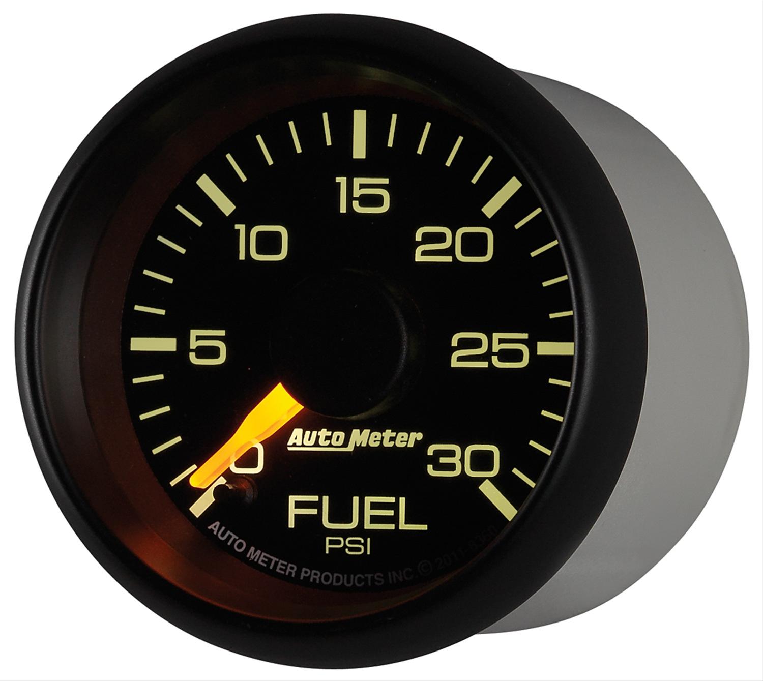 Autometer Factory Match Chevy 2-1/16in FSE 0-30 PSI Fuel Pressure Gauge thumbnail 4