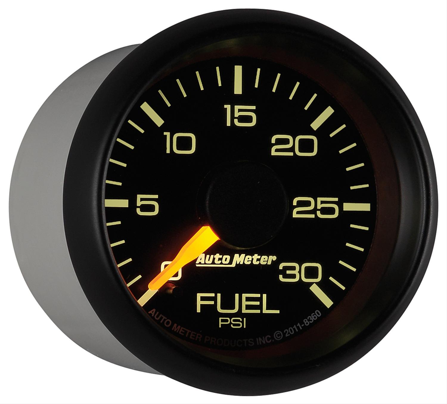 Autometer Factory Match Chevy 2-1/16in FSE 0-30 PSI Fuel Pressure Gauge thumbnail 2