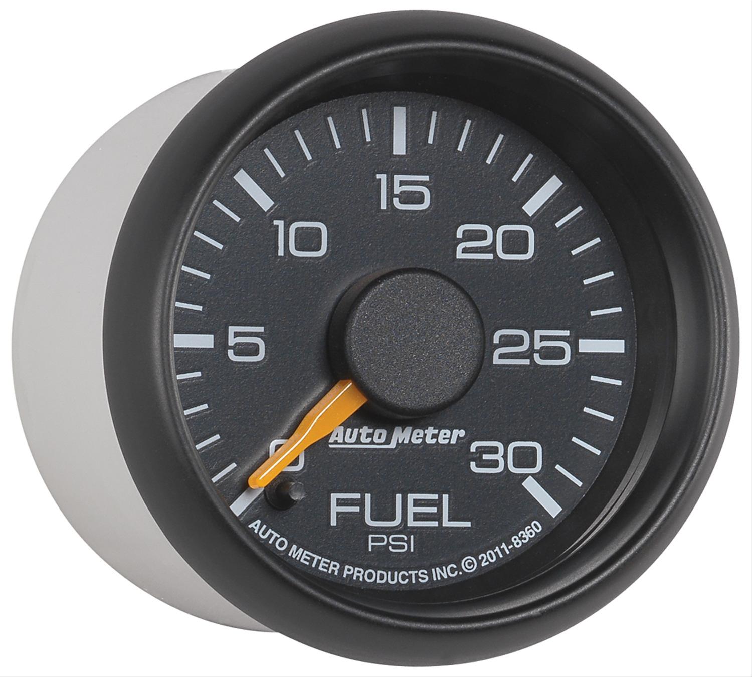 Autometer Factory Match Chevy 2-1/16in FSE 0-30 PSI Fuel Pressure Gauge thumbnail 3