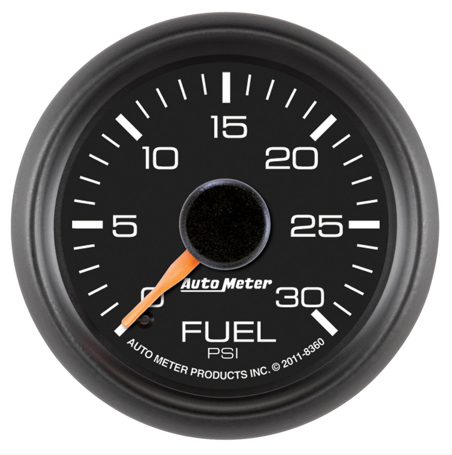 Autometer Factory Match Chevy 2-1/16in FSE 0-30 PSI Fuel Pressure Gauge thumbnail 6