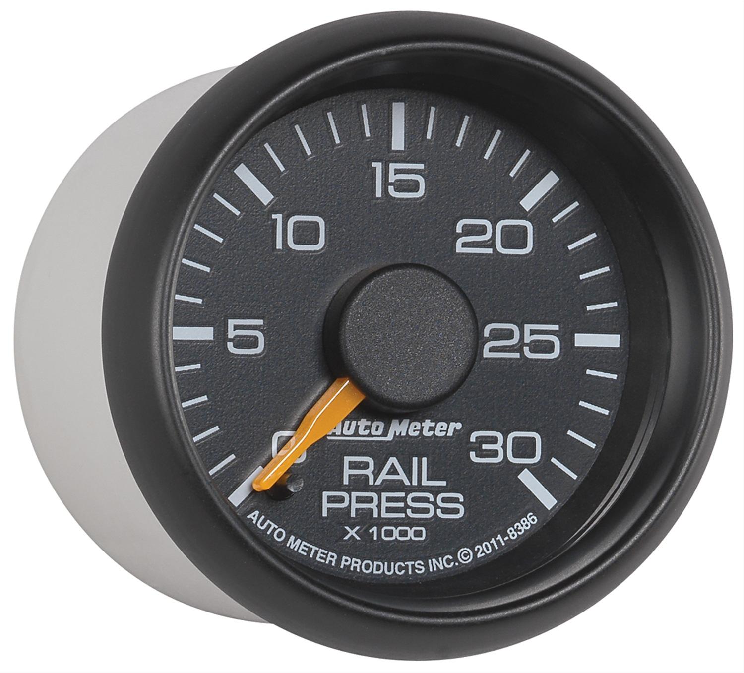 Autometer Factory Match 52.4mm Digital Stepper Motor 0-30,000 PSI Diesel Fuel Rail Pressure Gauge thumbnail 2