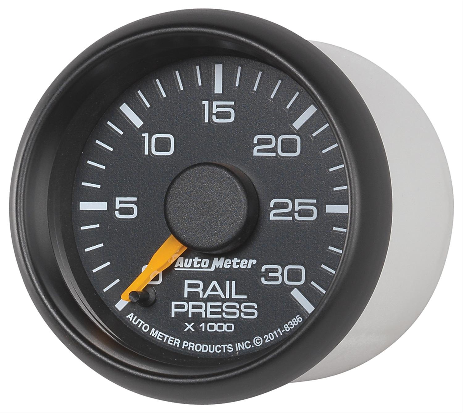 Autometer Factory Match 52.4mm Digital Stepper Motor 0-30,000 PSI Diesel Fuel Rail Pressure Gauge thumbnail 5