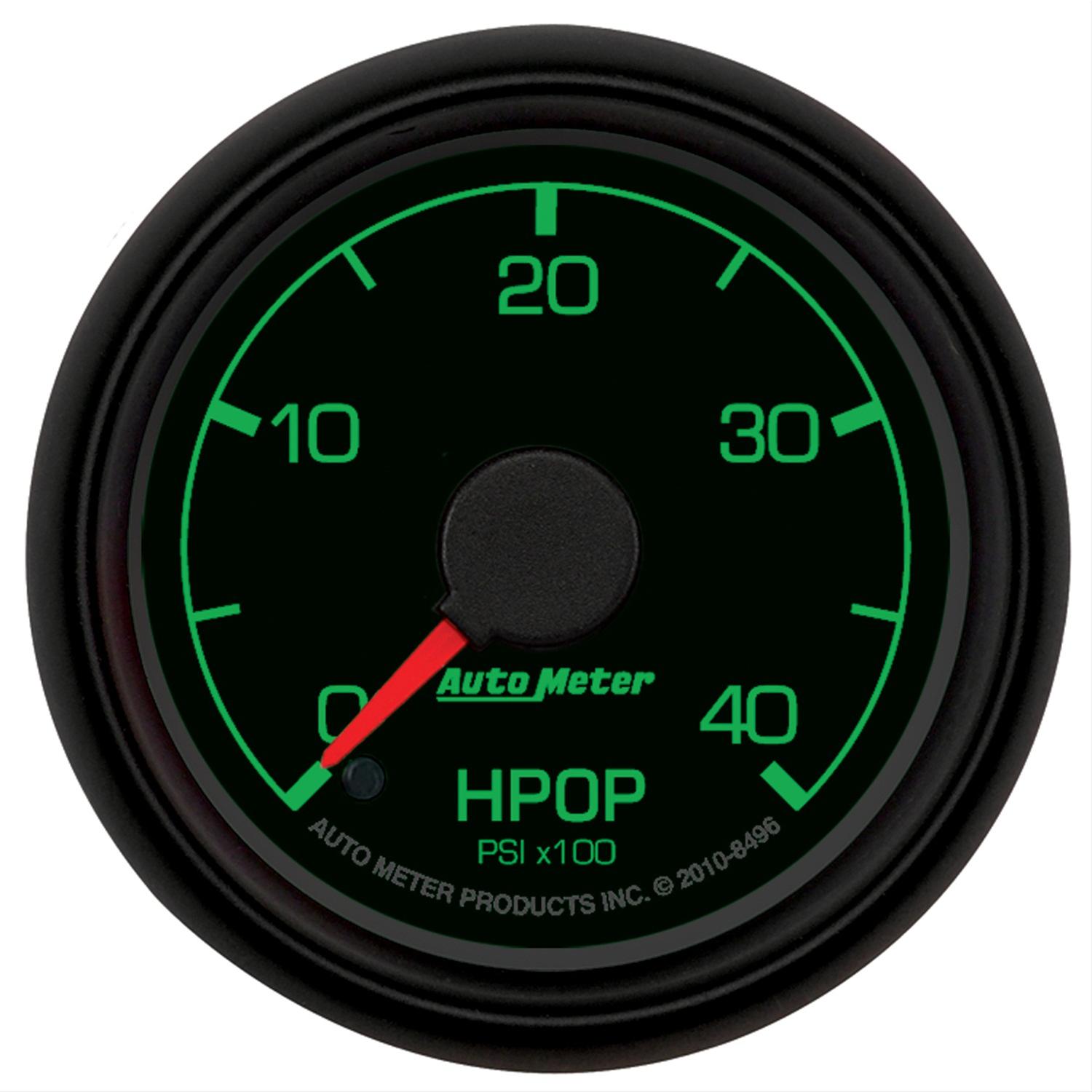 Autometer Factory Match Ford 52.4mm Full Sweep Electronic 0-4000 PSI Diesel HPOP Pressure Gauge