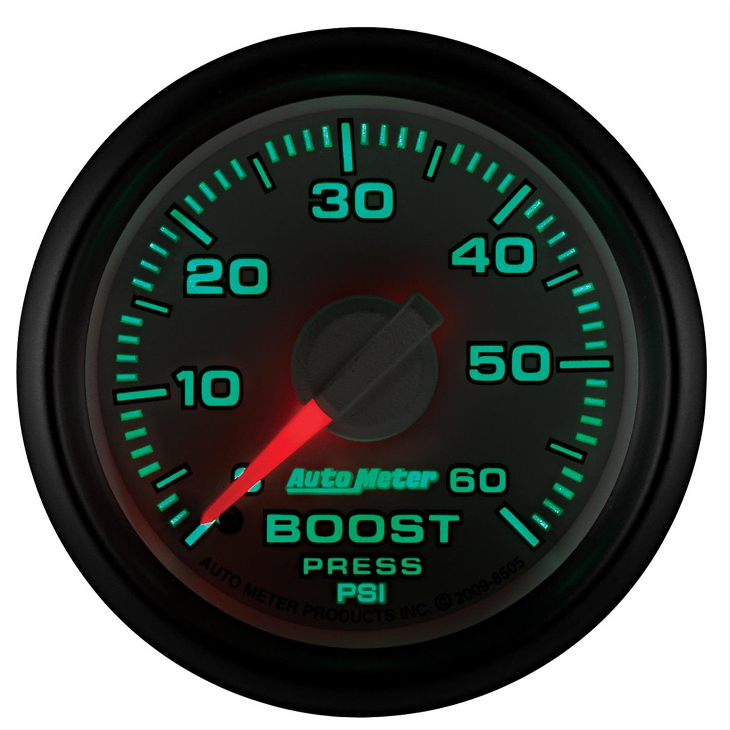 Autometer Factory Match 52.4mm Mechanical 0-60 PSI Boost Gauge thumbnail 3