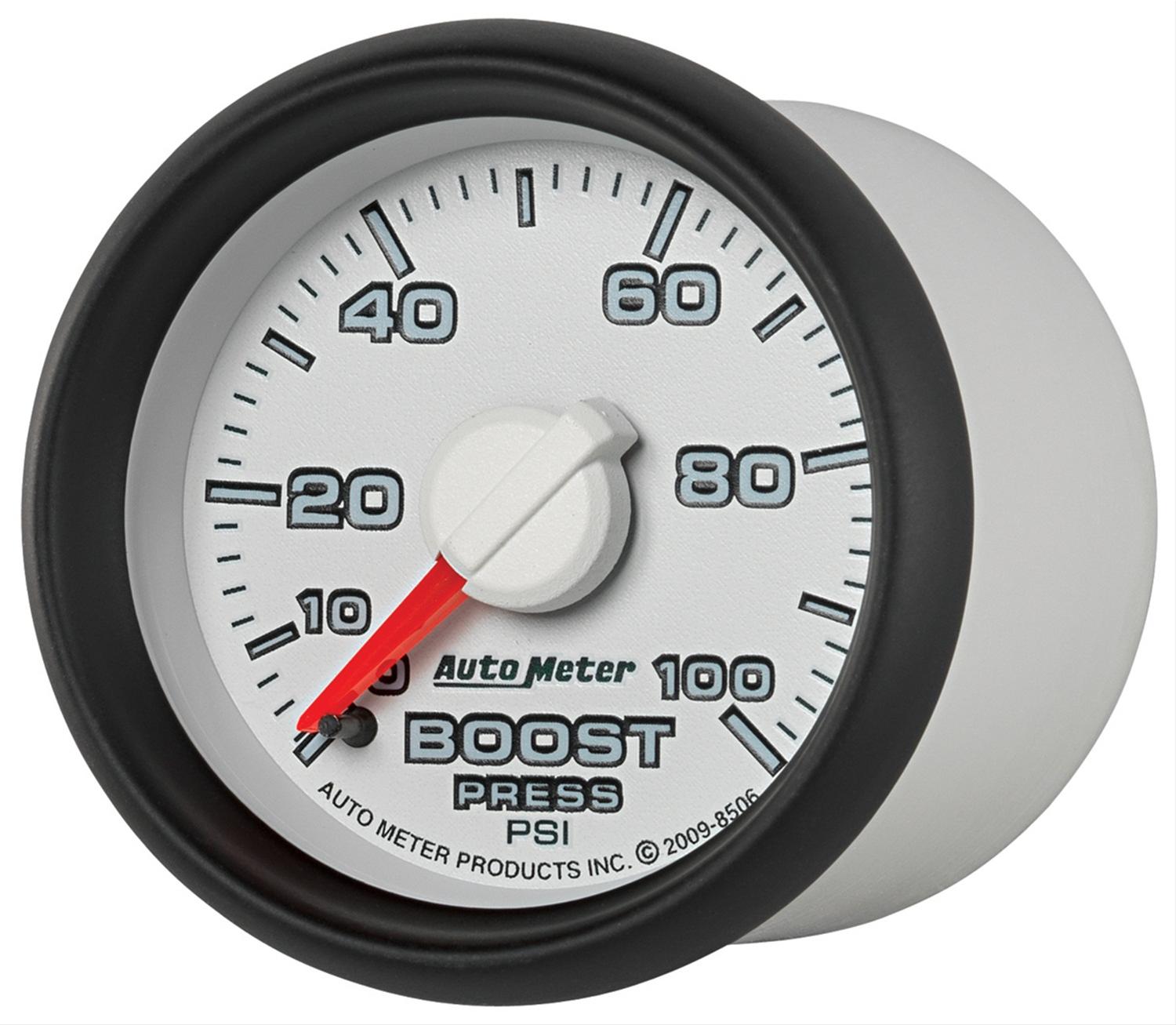 Autometer Factory Match 52.4mm Mechanical 0-100 PSI Boost Gauges 3 pressure Ranges thumbnail 2