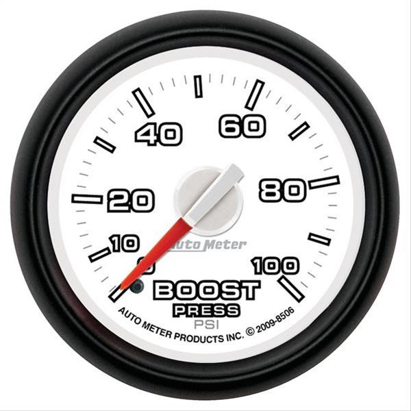 Autometer Factory Match 52.4mm Mechanical 0-100 PSI Boost Gauges 3 pressure Ranges thumbnail 4