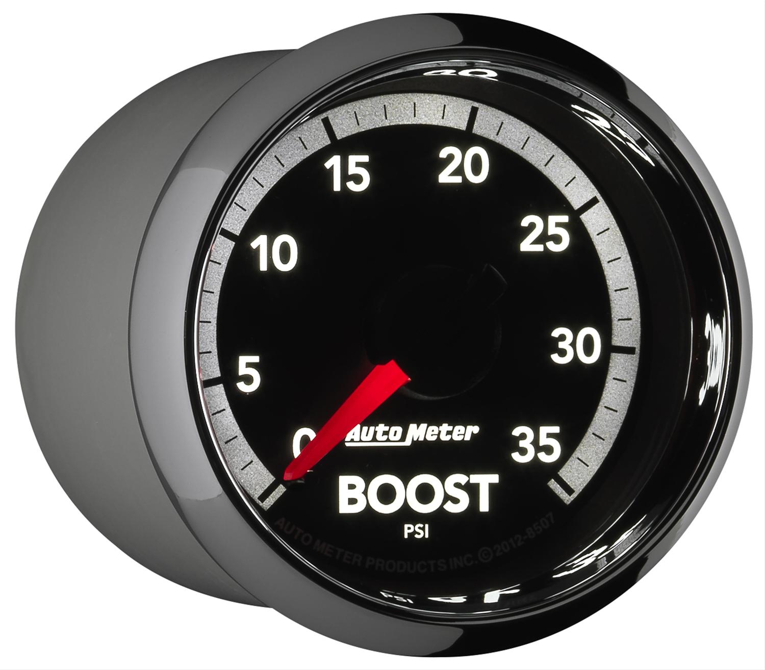 Autometer Gen4 Dodge Factory Match 52.4mm Mechanical 0-35 PSI Boost Gauge thumbnail 3