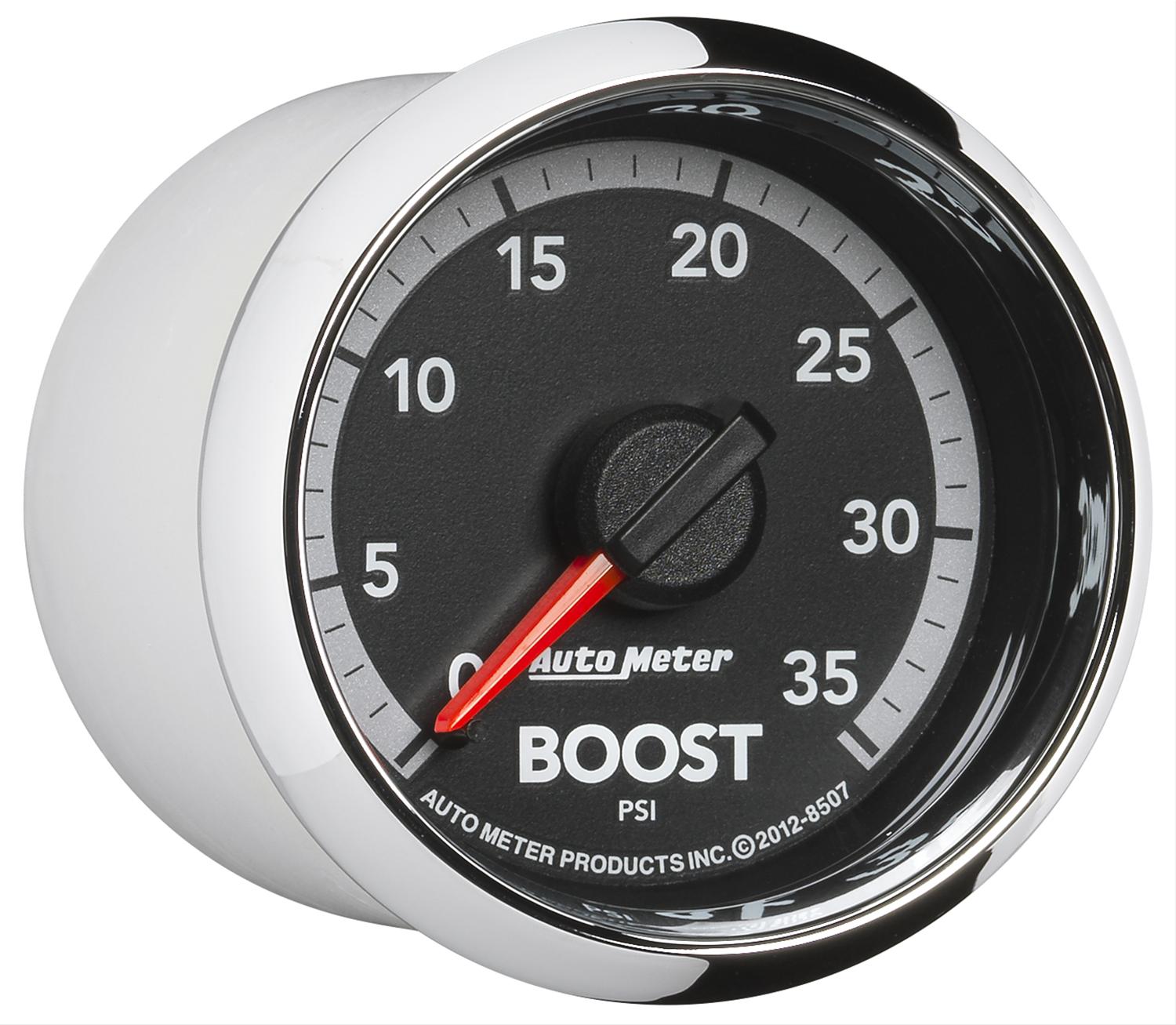 Autometer Gen4 Dodge Factory Match 52.4mm Mechanical 0-35 PSI Boost Gauge thumbnail 5
