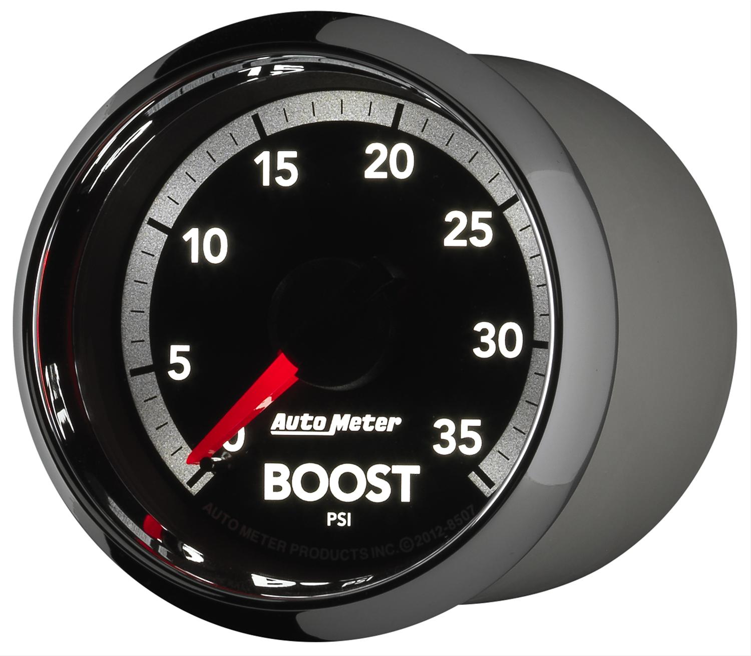 Autometer Gen4 Dodge Factory Match 52.4mm Mechanical 0-35 PSI Boost Gauge thumbnail 4