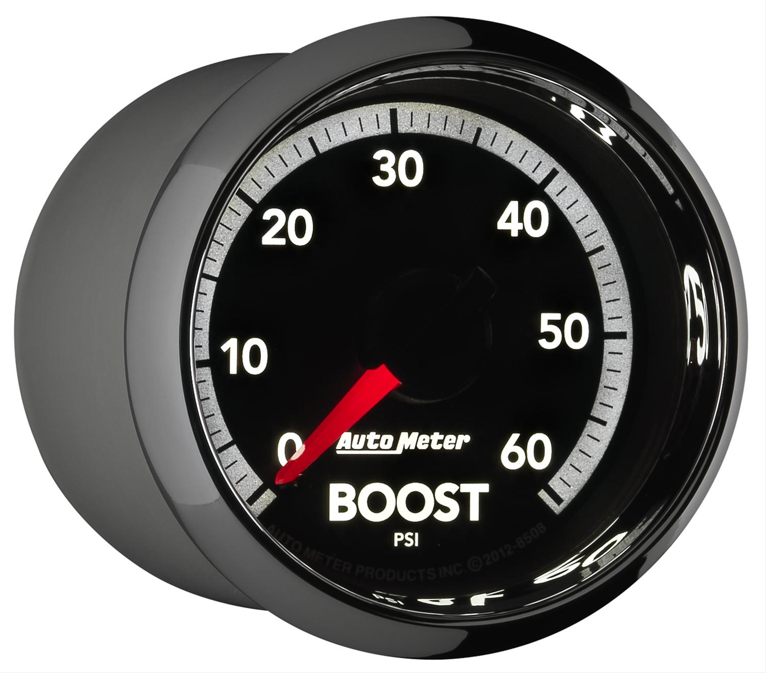 Autometer Gen4 Dodge Factory Match 52.4mm Mechanical 0-60 PSI Boost Gauge thumbnail 3