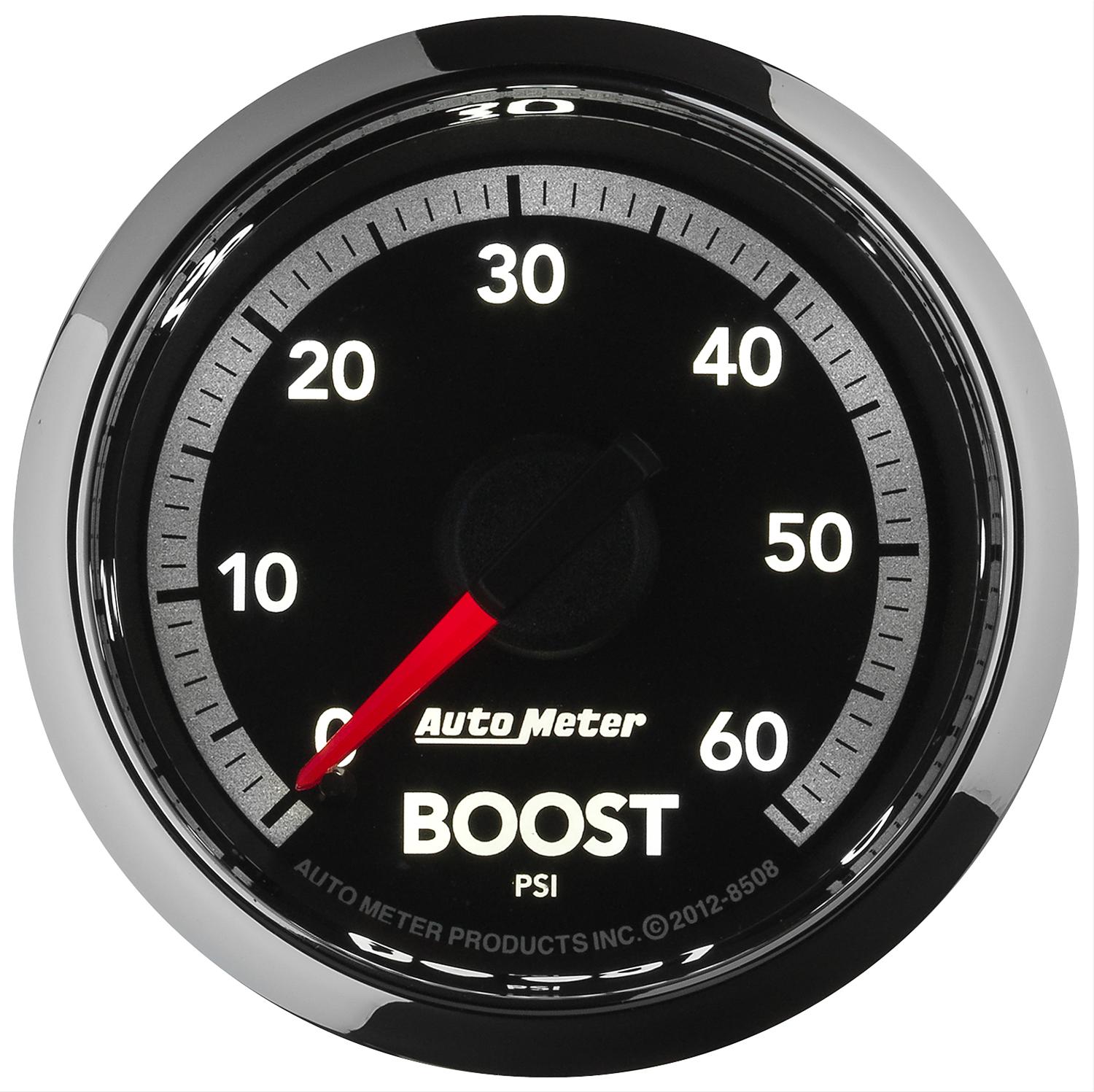 Autometer Gen4 Dodge Factory Match 52.4mm Mechanical 0-60 PSI Boost Gauge thumbnail 2