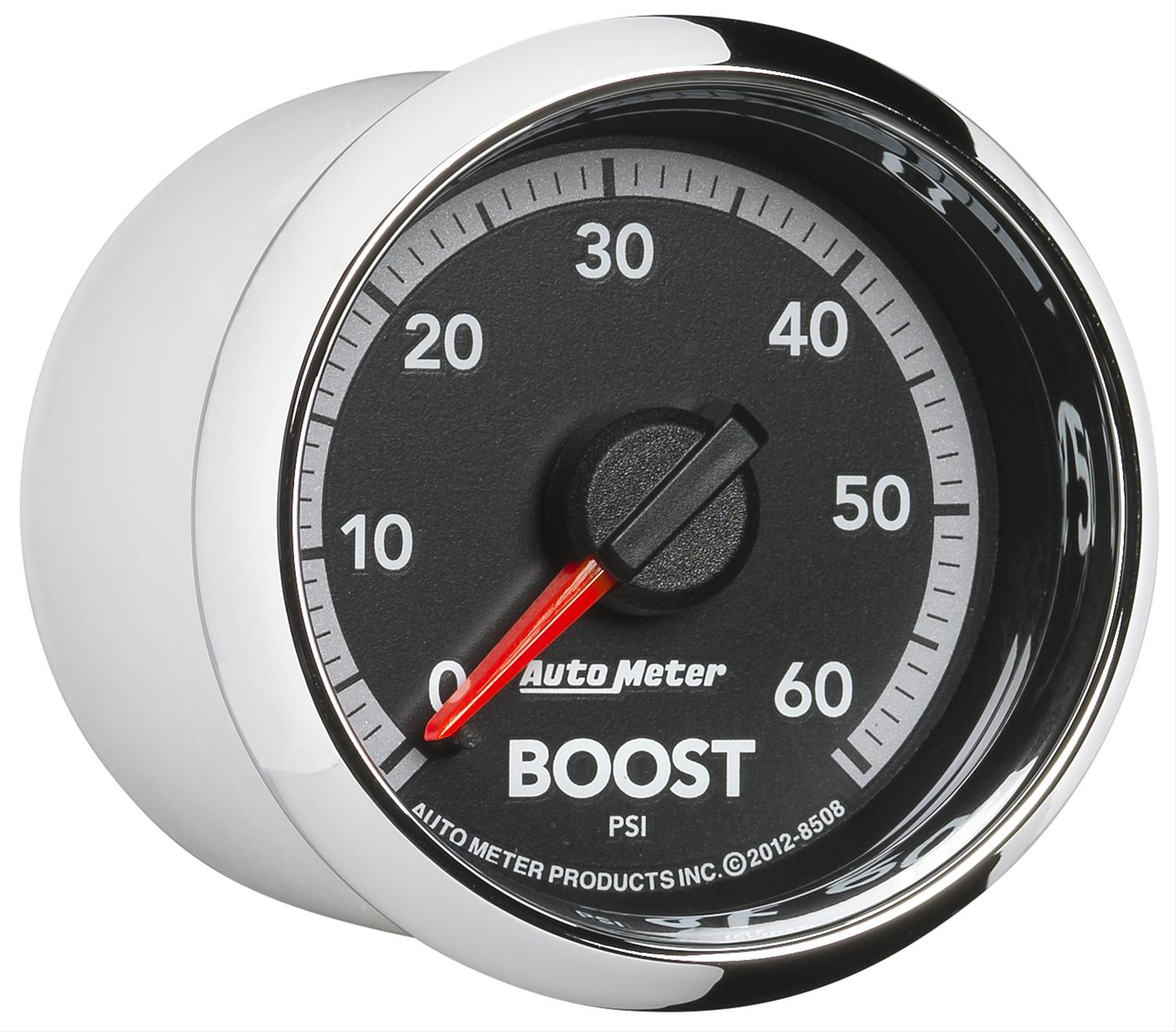 Autometer Gen4 Dodge Factory Match 52.4mm Mechanical 0-60 PSI Boost Gauge thumbnail 4