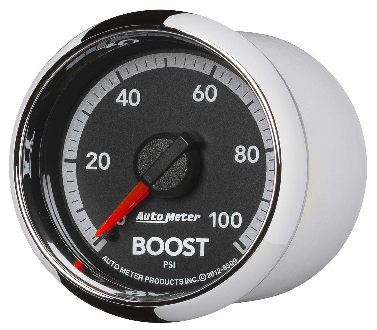 Autometer Gen4 Dodge Factory Match 52.4mm Mechanical 0-100 PSI Boost Gauge thumbnail 5