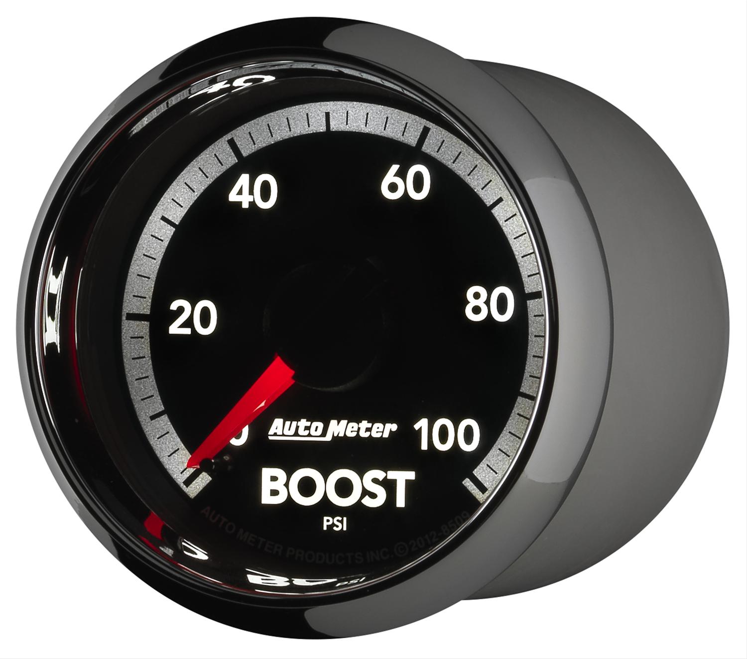Autometer Gen4 Dodge Factory Match 52.4mm Mechanical 0-100 PSI Boost Gauge thumbnail 3