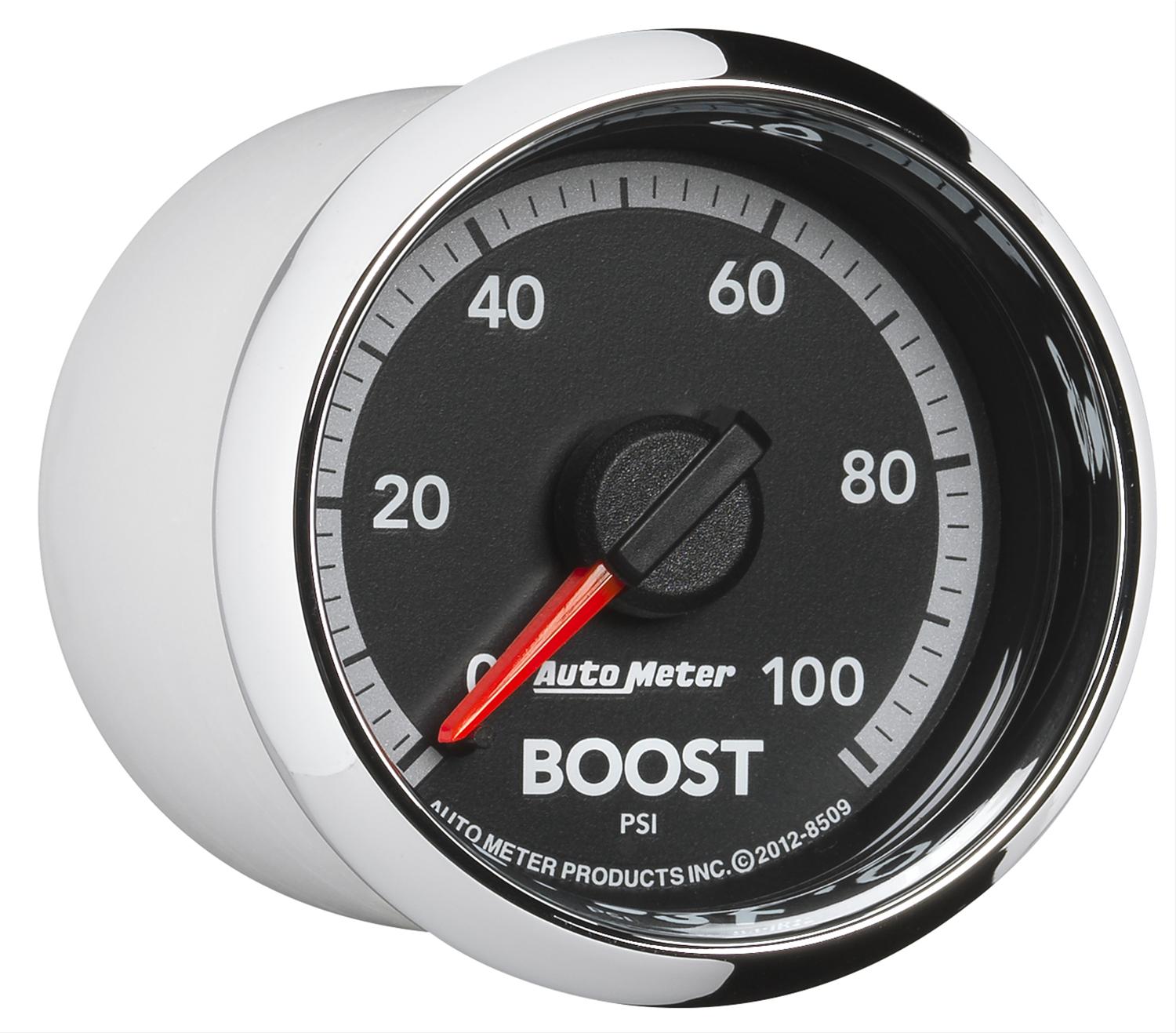 Autometer Gen4 Dodge Factory Match 52.4mm Mechanical 0-100 PSI Boost Gauge thumbnail 4