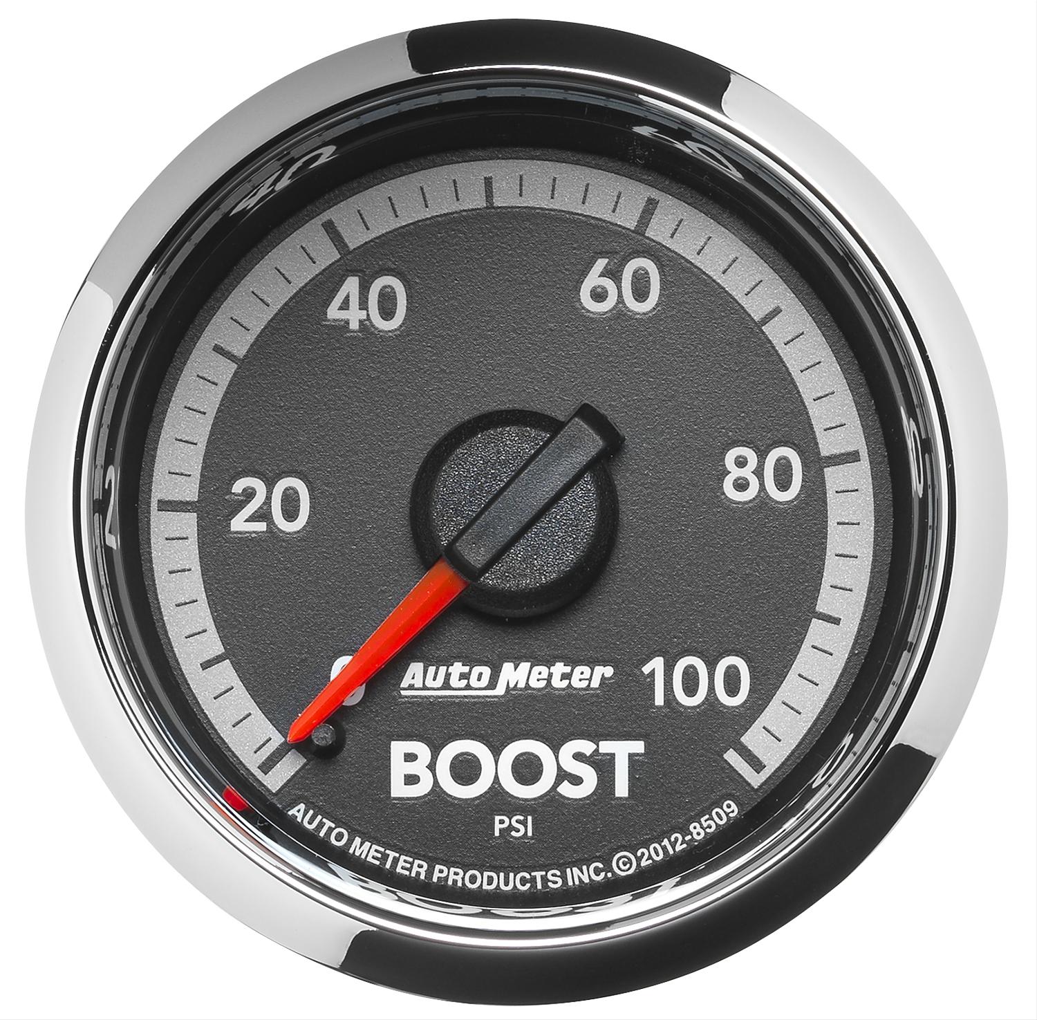 Autometer Gen4 Dodge Factory Match 52.4mm Mechanical 0-100 PSI Boost Gauge thumbnail 2