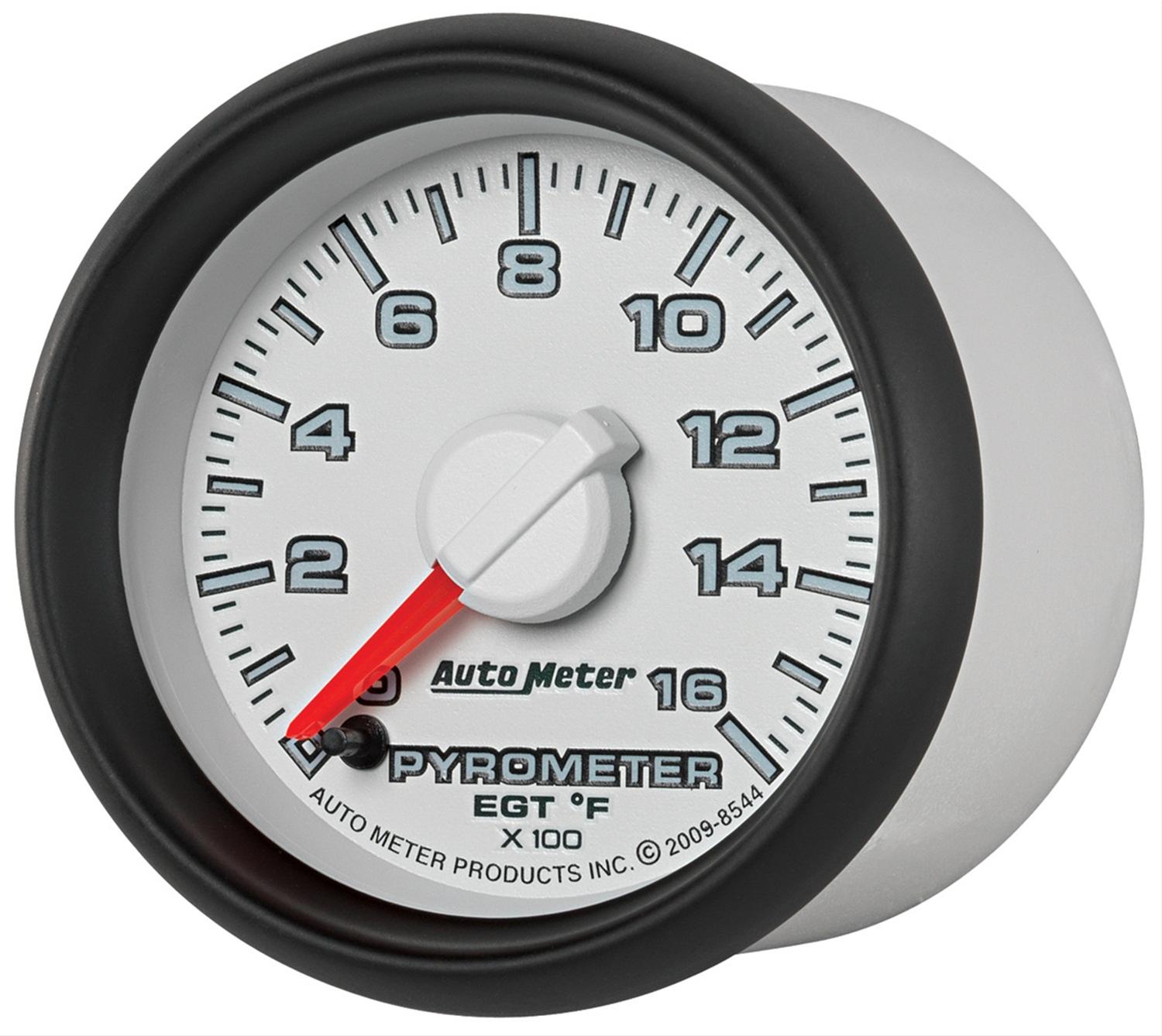 Autometer Factory Match 52.4mm Full Sweep Electronic 0-1600 Deg F EGT/Pyrometer Gauge thumbnail 4
