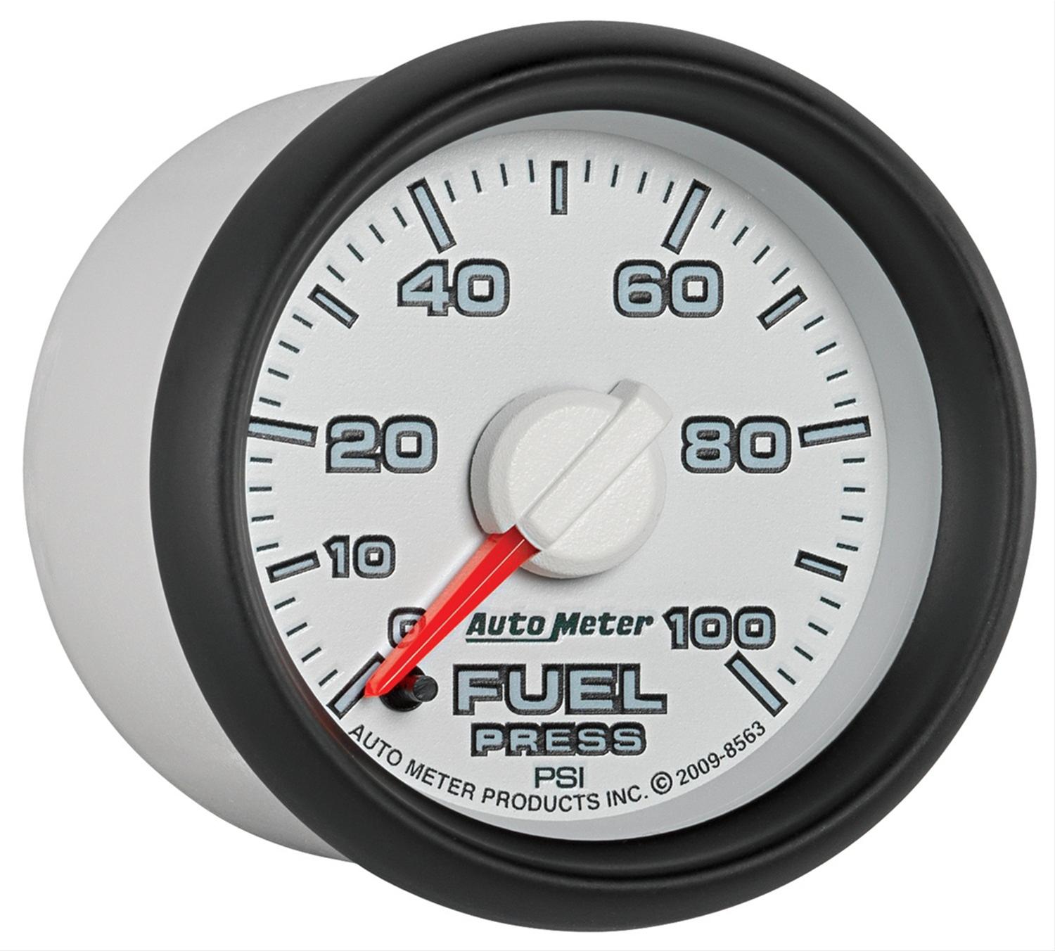 Autometer Factory Match 52.4mm Full Sweep Electronic 0-100 PSI Fuel Pressure Gauge Dodge thumbnail 2