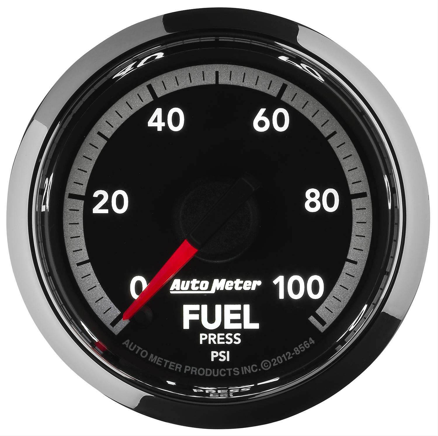 Autometer Factory Match 2 1/6in Full Sweep Electronic 0-100 PSI Fuel Pressure Gauge Dodge Ram Gen 4 thumbnail 2