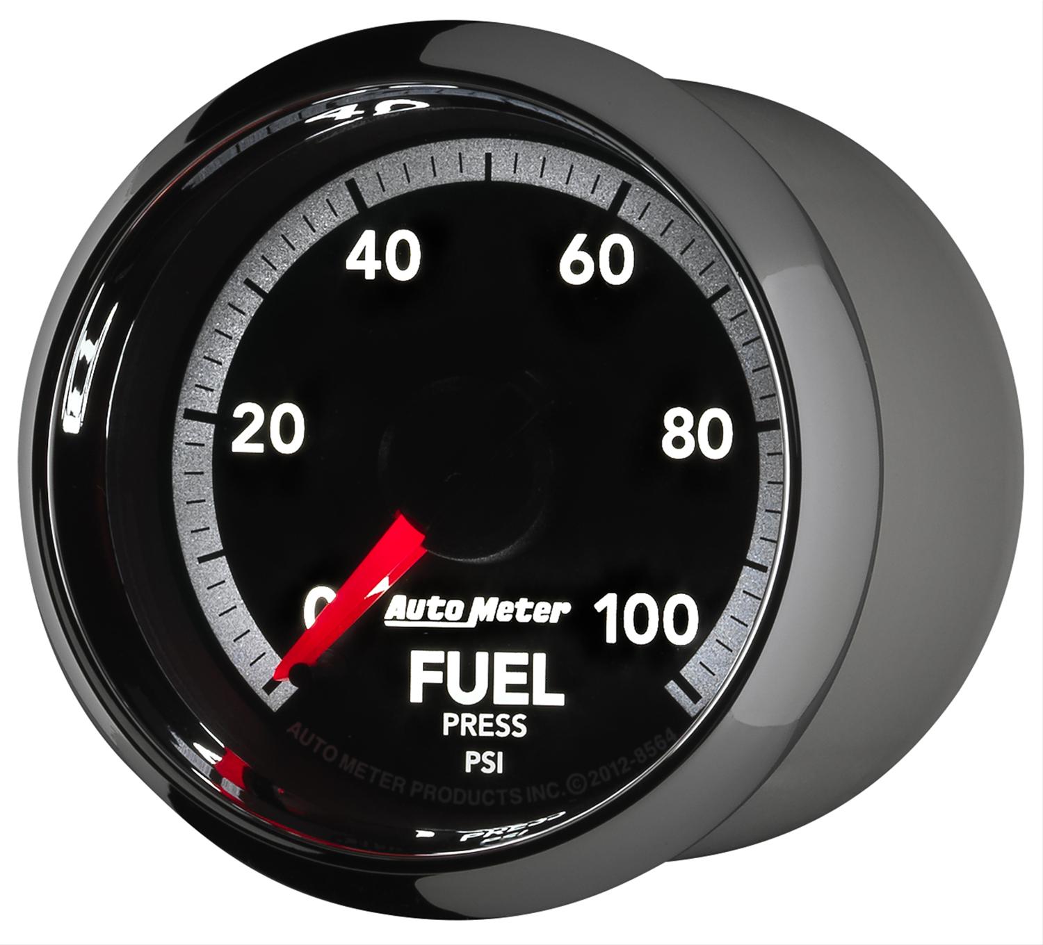 Autometer Factory Match 2 1/6in Full Sweep Electronic 0-100 PSI Fuel Pressure Gauge Dodge Ram Gen 4 thumbnail 3