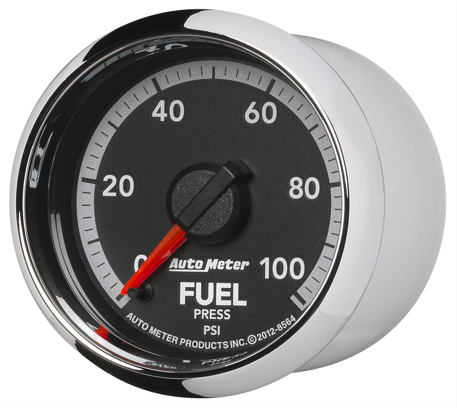 Autometer Factory Match 2 1/6in Full Sweep Electronic 0-100 PSI Fuel Pressure Gauge Dodge Ram Gen 4 thumbnail 5