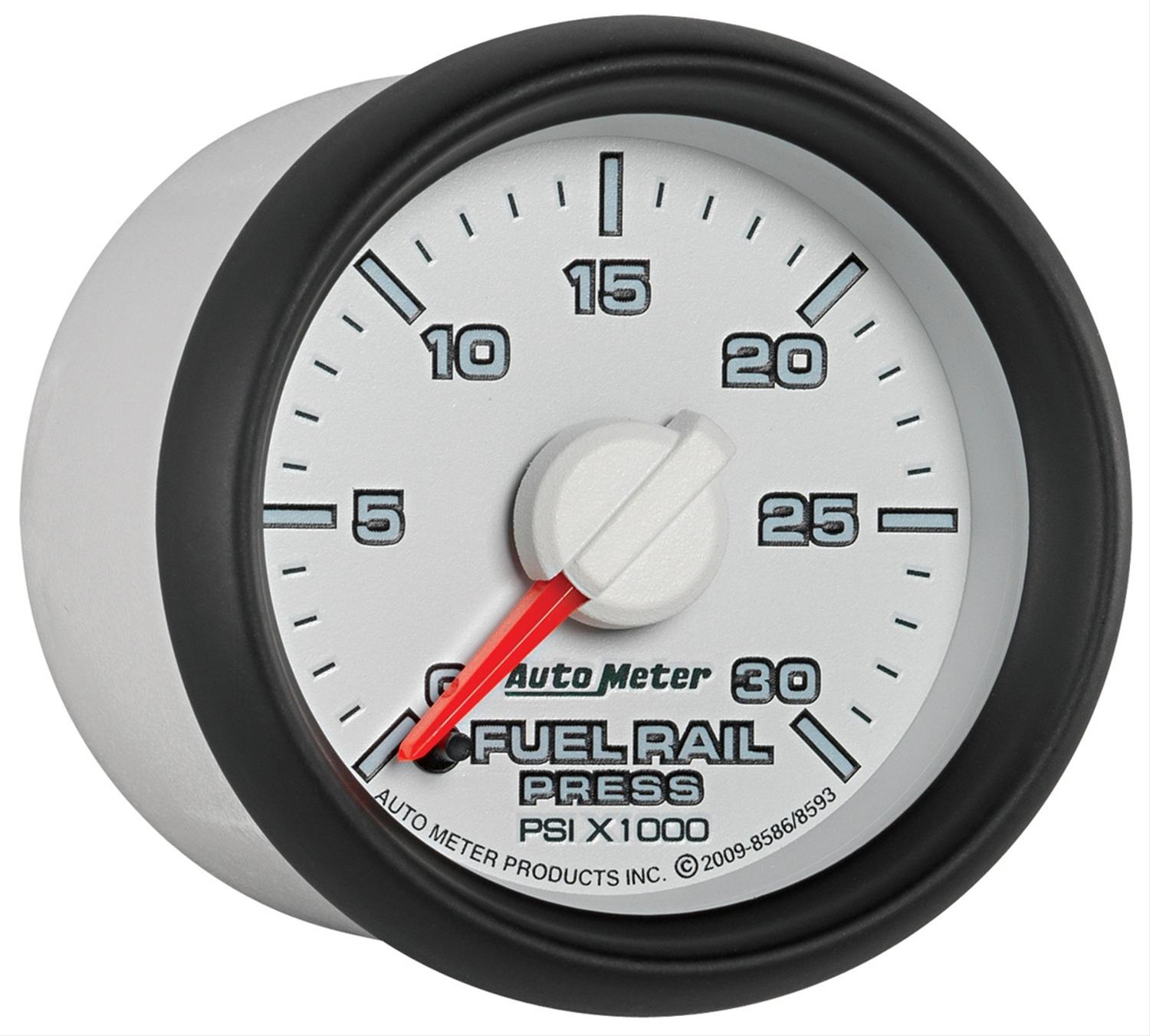Autometer Factory Match 52.4mm Full Sweep Electric 0-30,000 PSI Diesel Fuel Rail Pressure thumbnail 3
